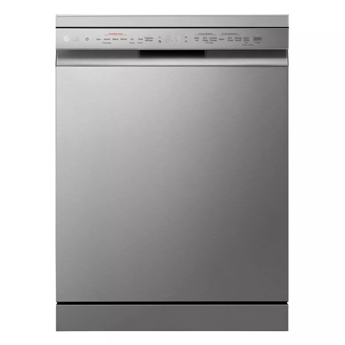 LG Lave vaisselle pose libre DF242FPS, 14 couverts, 60 cm, 46 dB, D