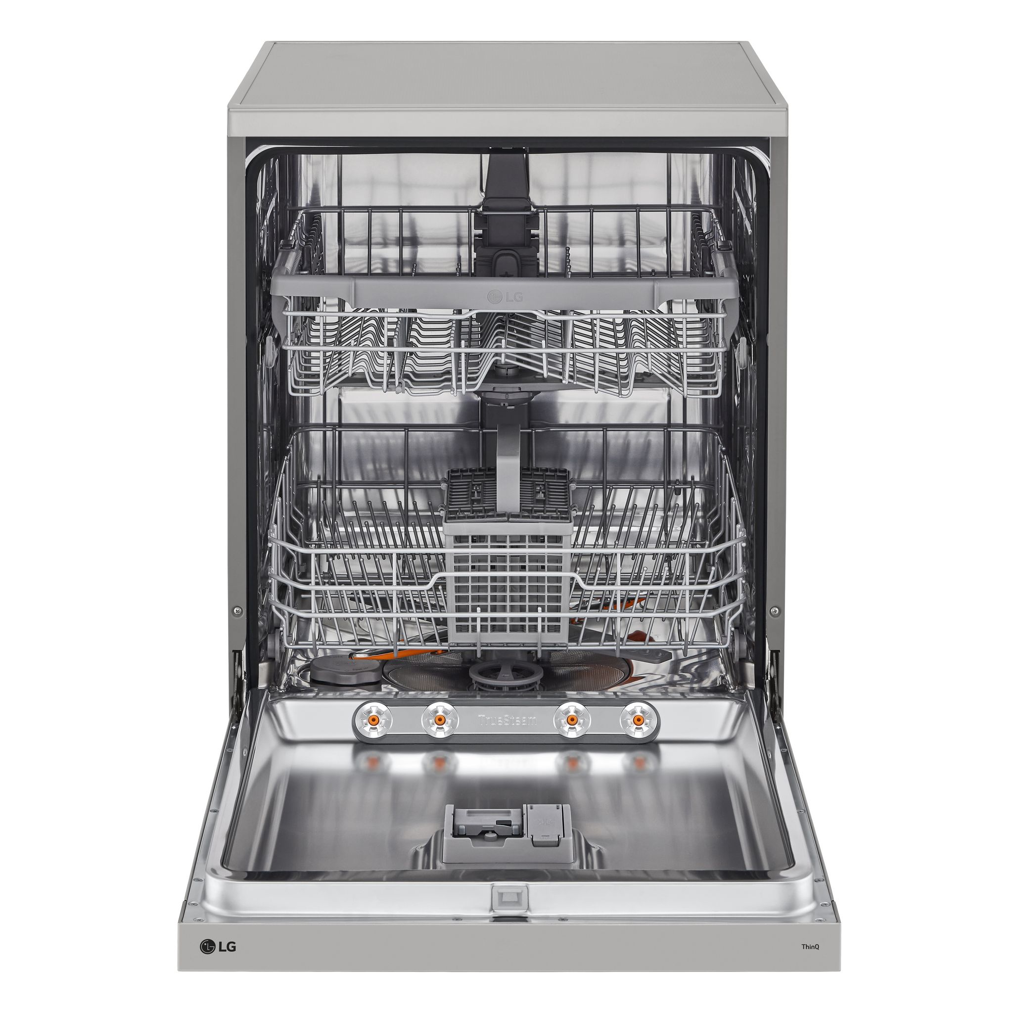 Voir la diapositive 2 : LG Lave vaisselle pose libre DF242FPS, 14 couverts, 60 cm, 46 dB, D