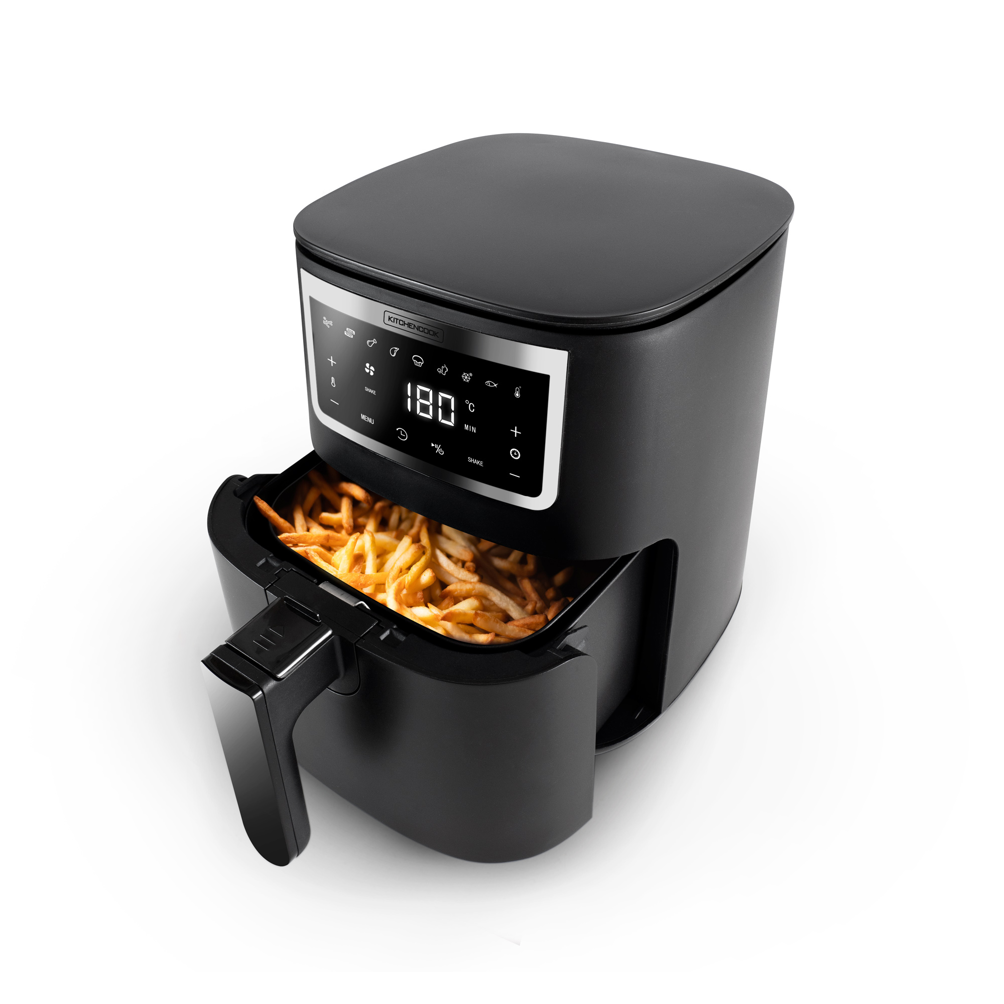 Voir la diapositive 4 : KITCHENCOOK Friteuse sans huile à air chaud AIRMED3 - Noir