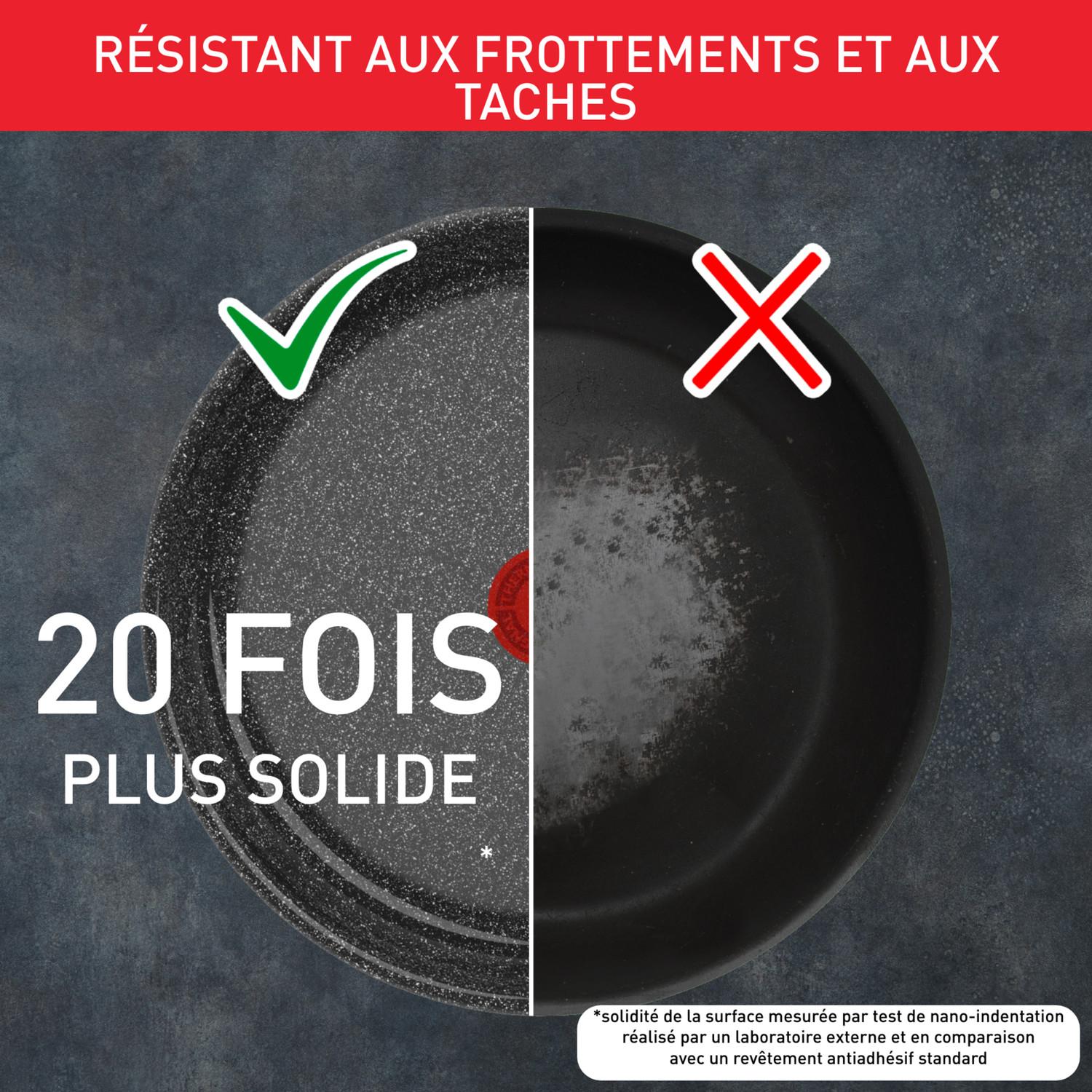 Voir la diapositive 4 : TEFAL Faitout 24 cm céramique tous feux dont induction INTENS