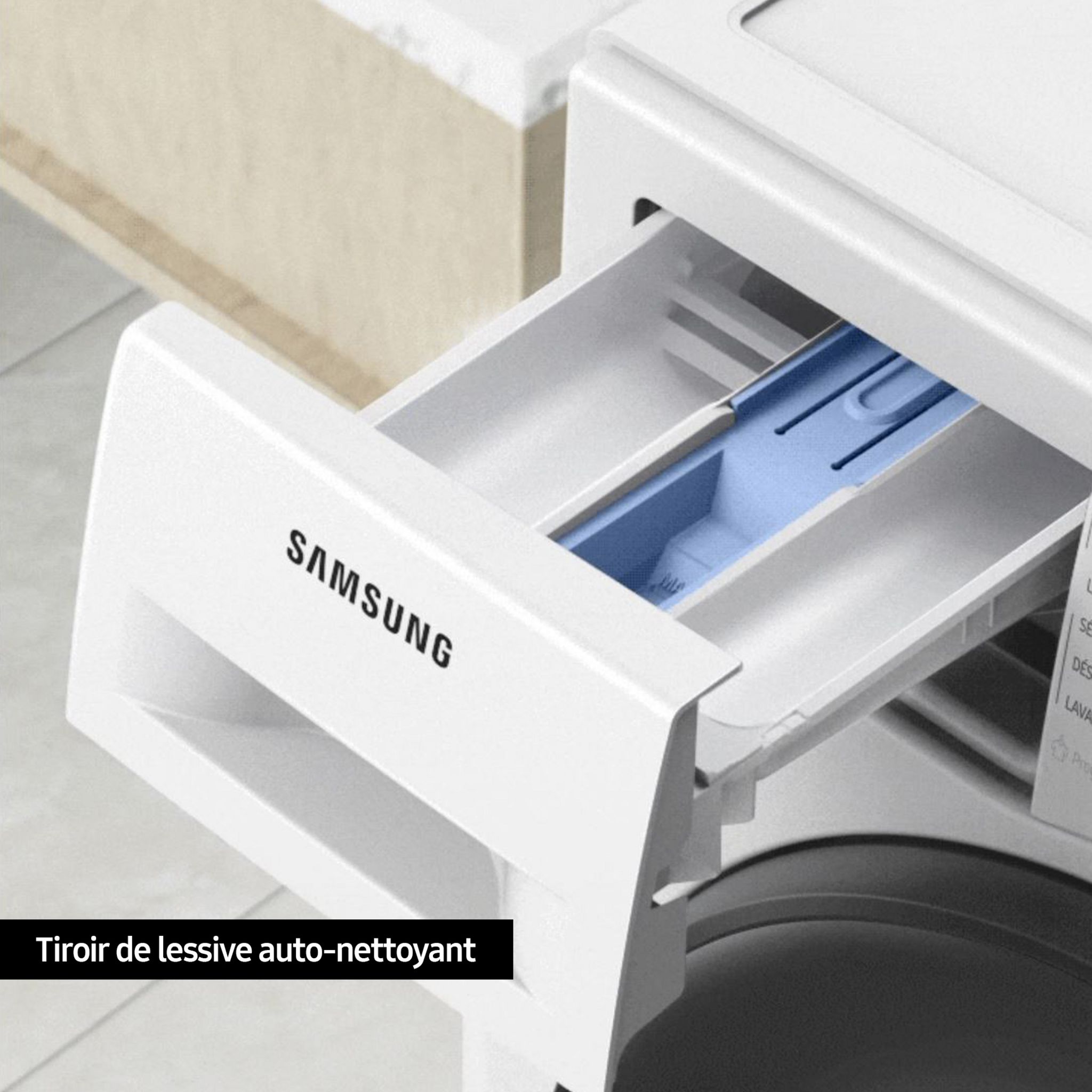 Voir la diapositive 13 : SAMSUNG Lave linge hublot à induction WW90CGC04DTH, 9 kg, 1400 T/min, A