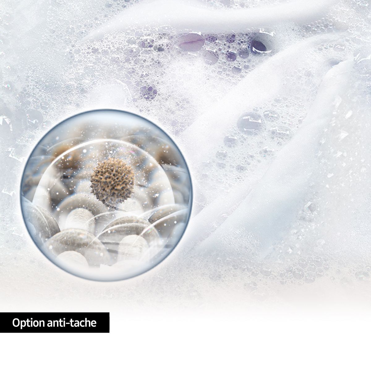 SAMSUNG Lave linge hublot à induction WW90CGC04DTH, 9 kg, 1400 T/min, A