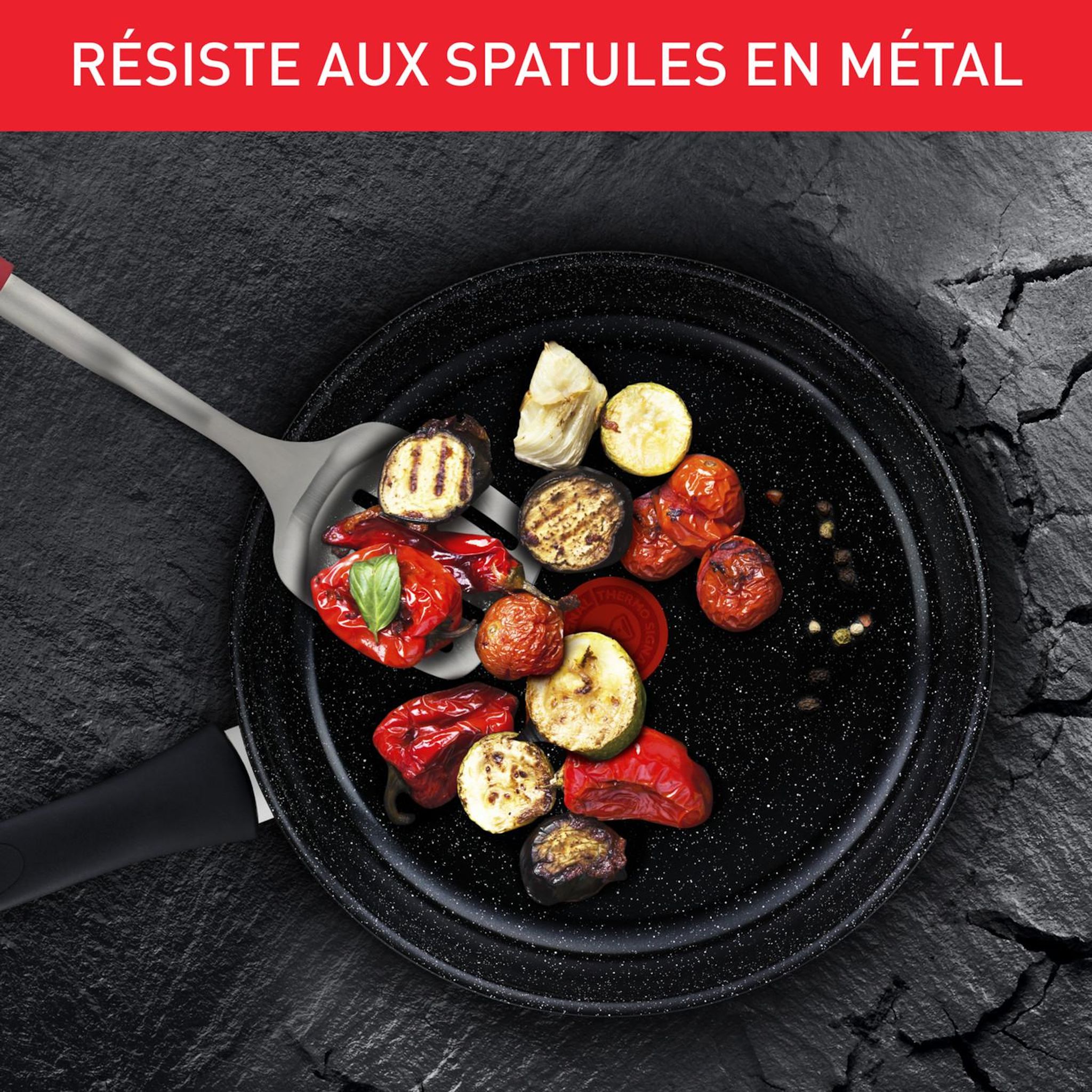 Voir la diapositive 5 : TEFAL Sauteuse 24 cm avec couvercle tous feux dont induction
