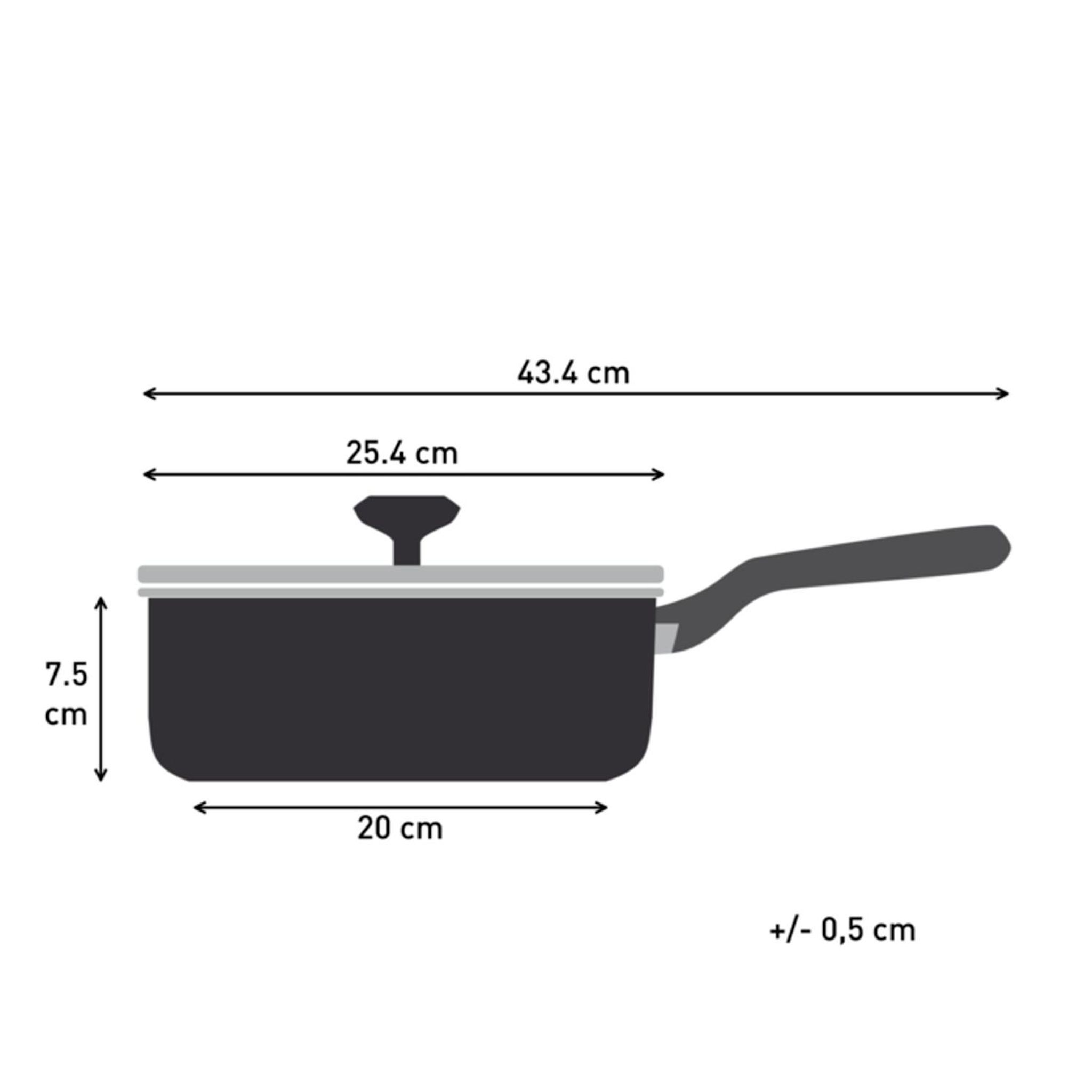 Voir la diapositive 7 : TEFAL Sauteuse 24 cm avec couvercle tous feux dont induction
