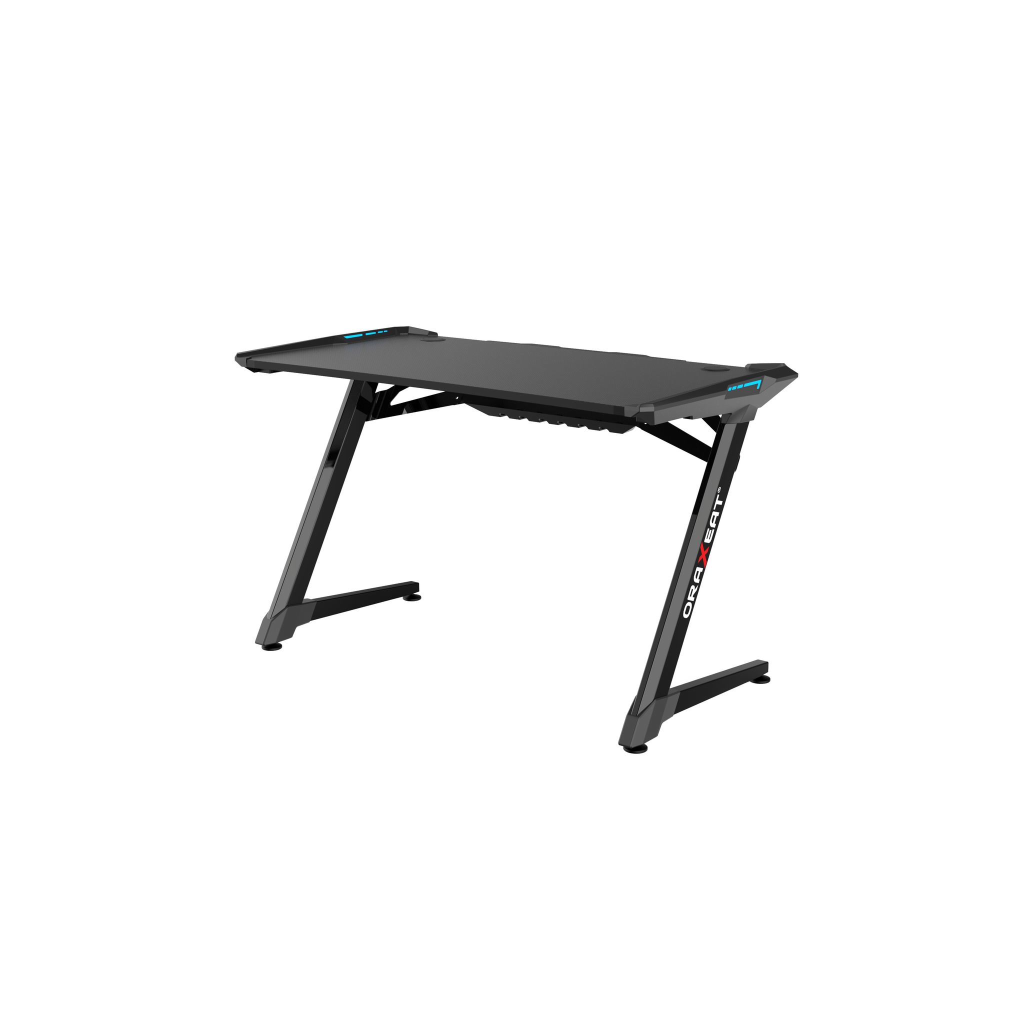 Voir la diapositive 2 : ORAXEAT Bureau Gaming GT120 RGBX - Noir