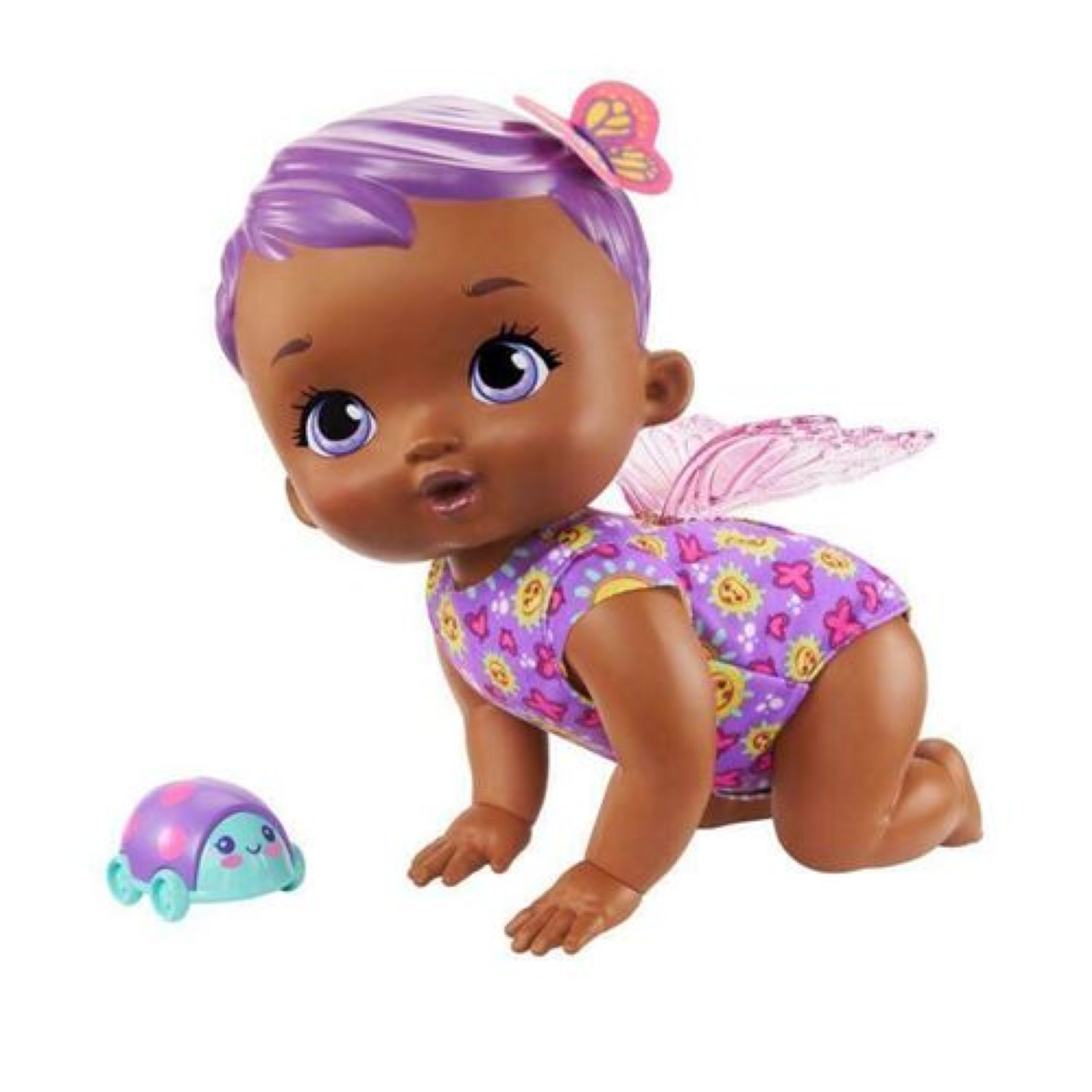 Voir la diapositive 2 : MATTEL Poupée Bébé Papillon Trotteur & Sons - My garden baby