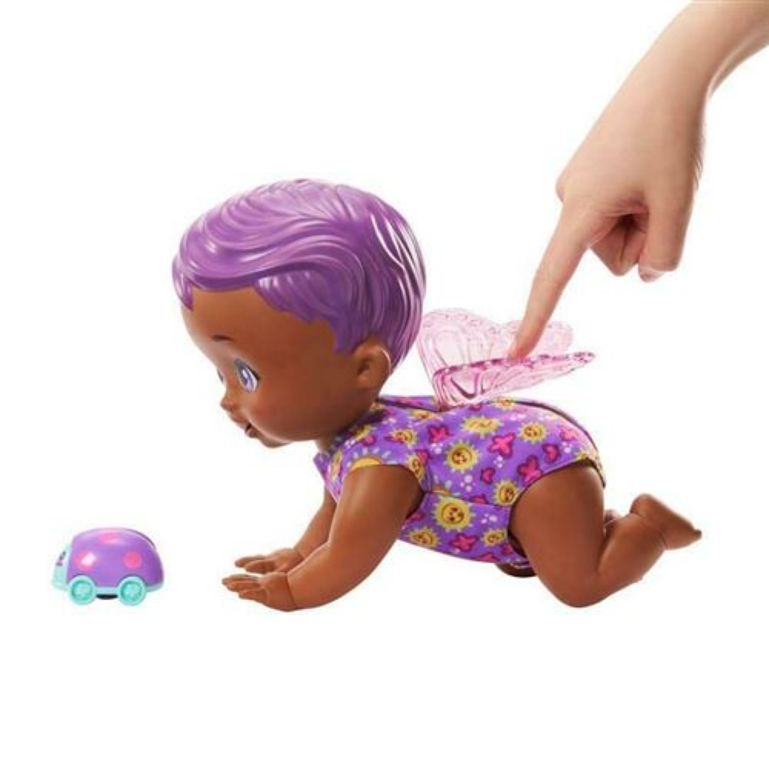 Voir la diapositive 3 : MATTEL Poupée Bébé Papillon Trotteur & Sons - My garden baby