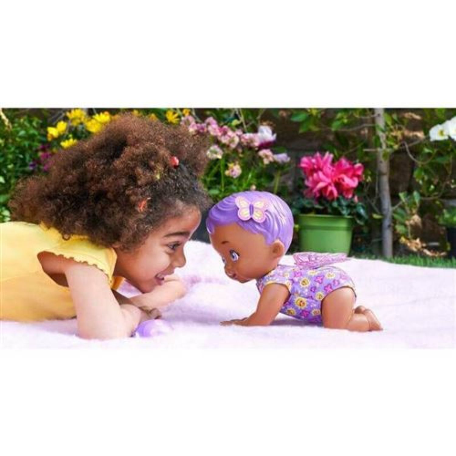 Voir la diapositive 4 : MATTEL Poupée Bébé Papillon Trotteur & Sons - My garden baby