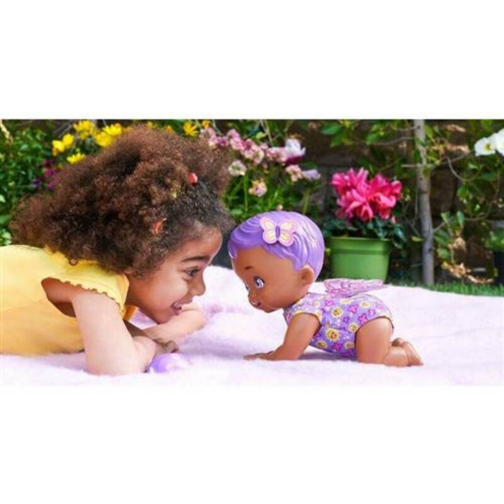 Voir la diapositive 4 : MATTEL Poupée Bébé Papillon Trotteur & Sons - My garden baby