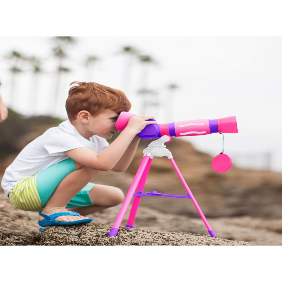 EDUCATIONAL INSIGHTS Mon premier télescope - Rose