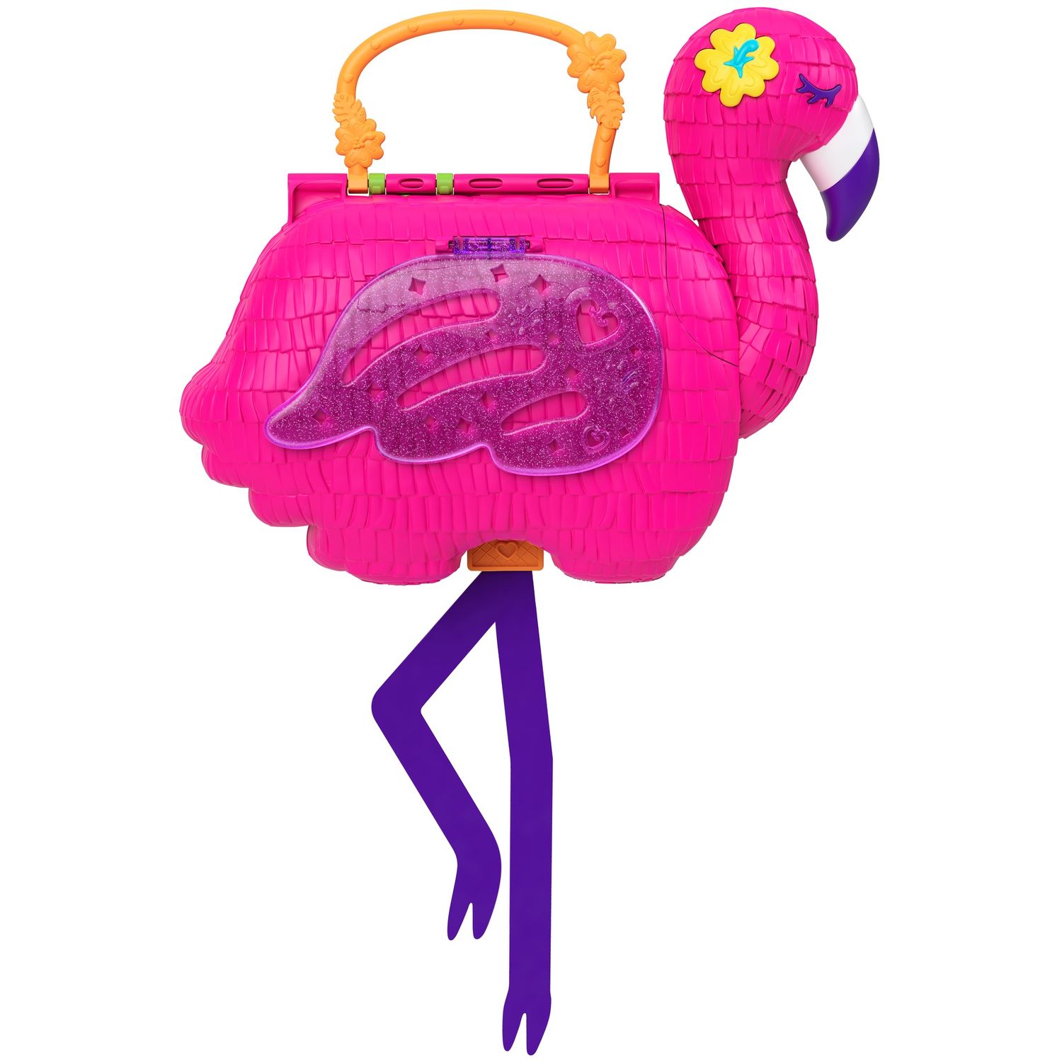 Voir la diapositive 5 : MATTEL Mini poupée Polly Pocket - Flamant rose surprises