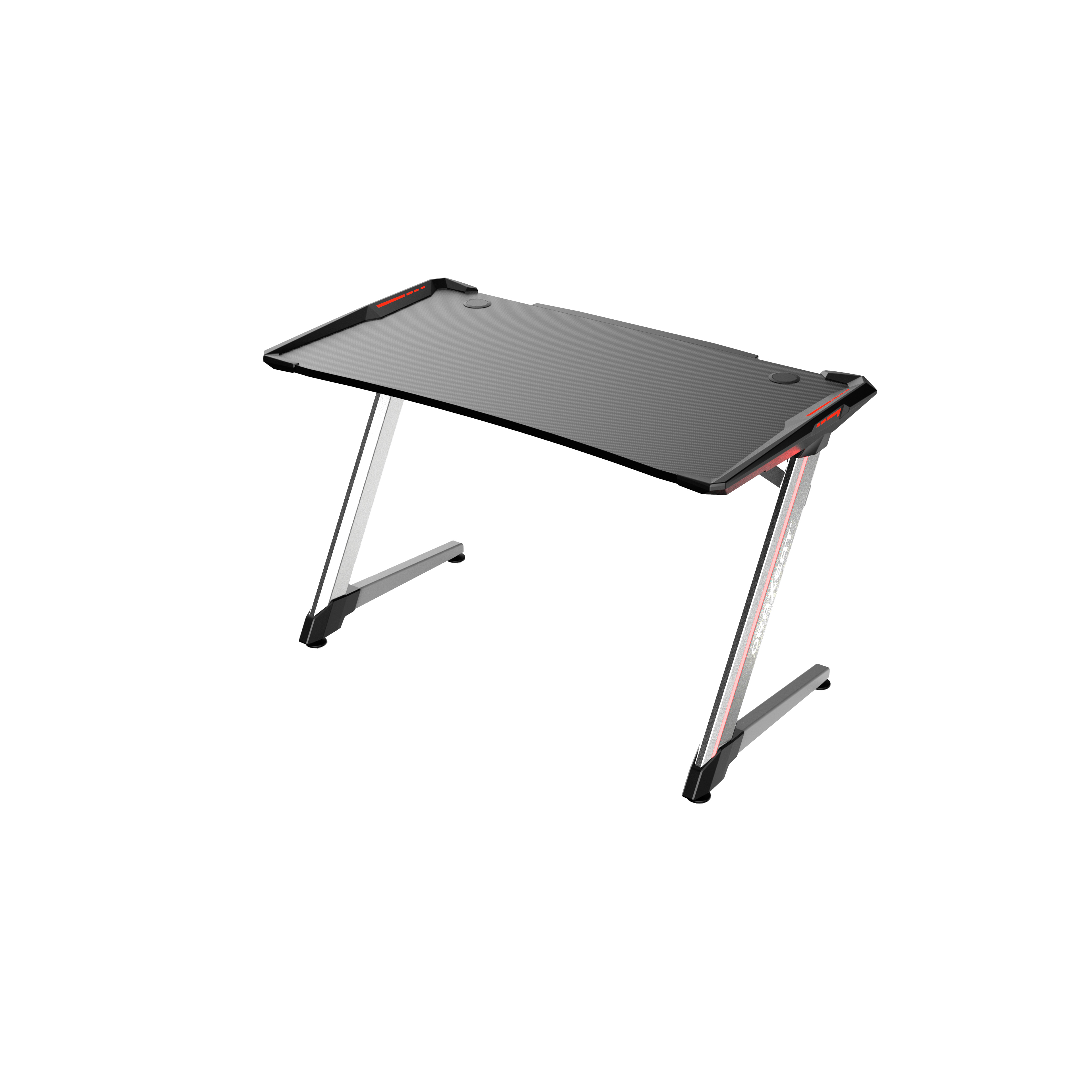 Voir la diapositive 4 : ORAXEAT Bureau Gaming  GT120 RGB - Aluminium