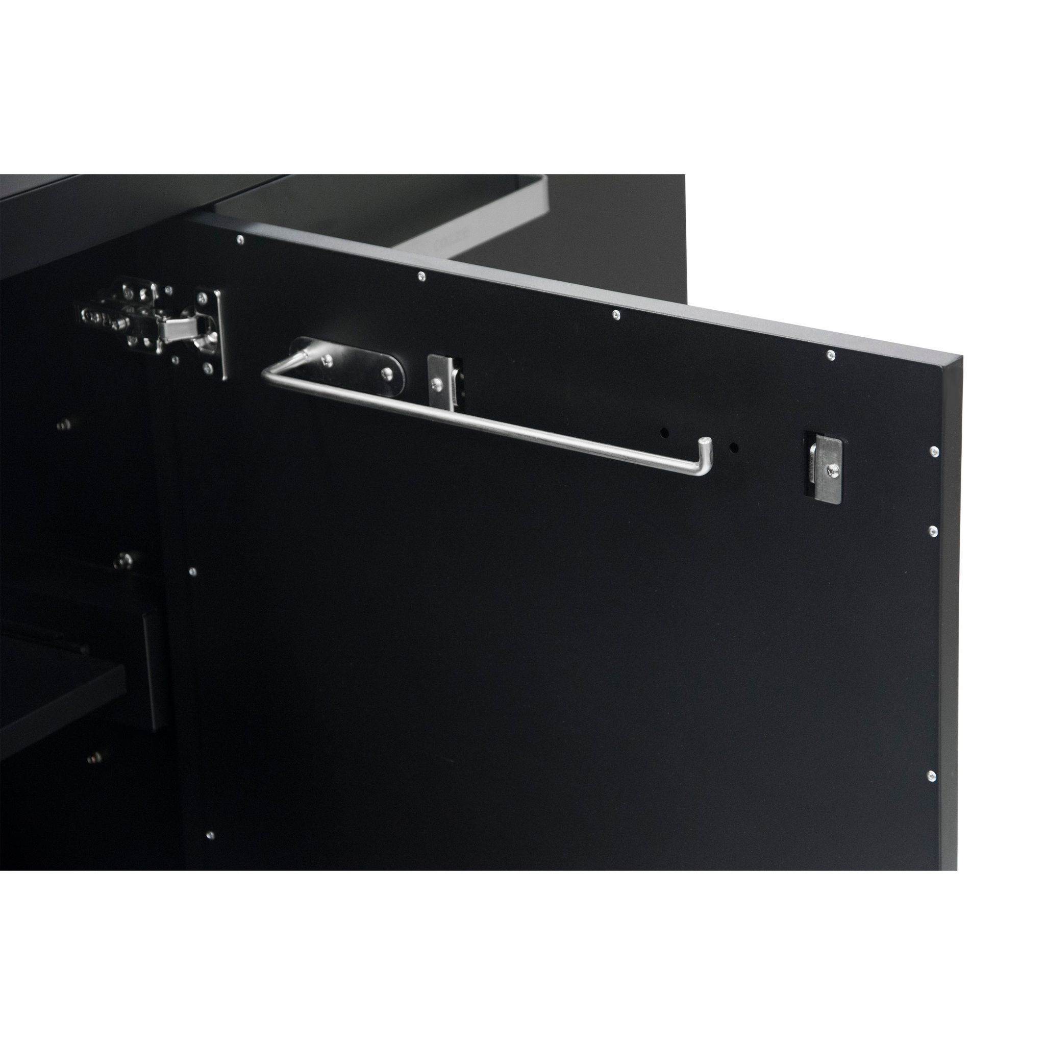 Voir la diapositive 6 : Cuisine extérieure - Acier laqué zingué - 210x67x90cm