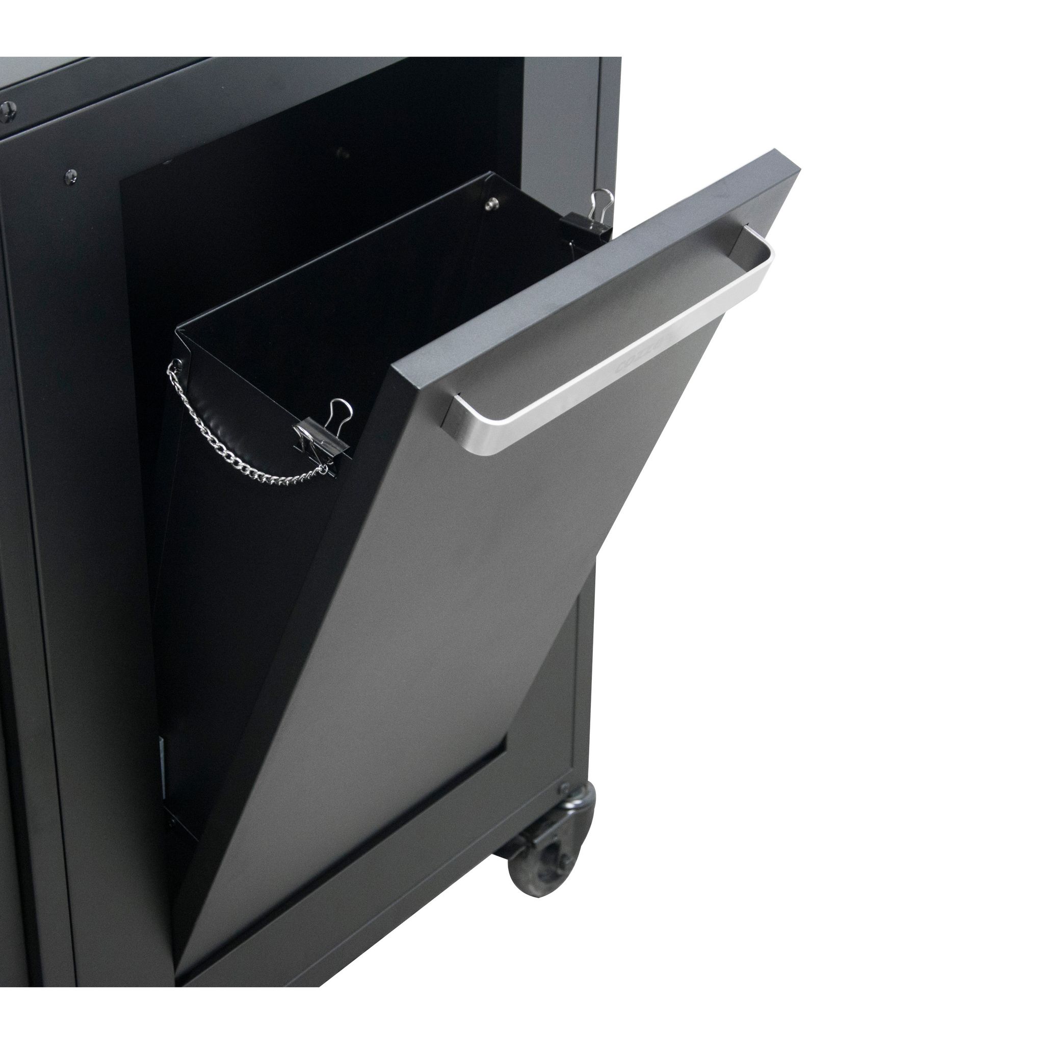 Voir la diapositive 7 : Cuisine extérieure - Acier laqué zingué - 210x67x90cm