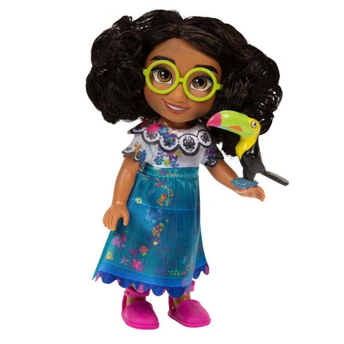 JAKKS Set 5 poupées 15cm  Elsa, Anna, Mirabel, Raya & Moana - Disney Princesses 100ème Anniversaire