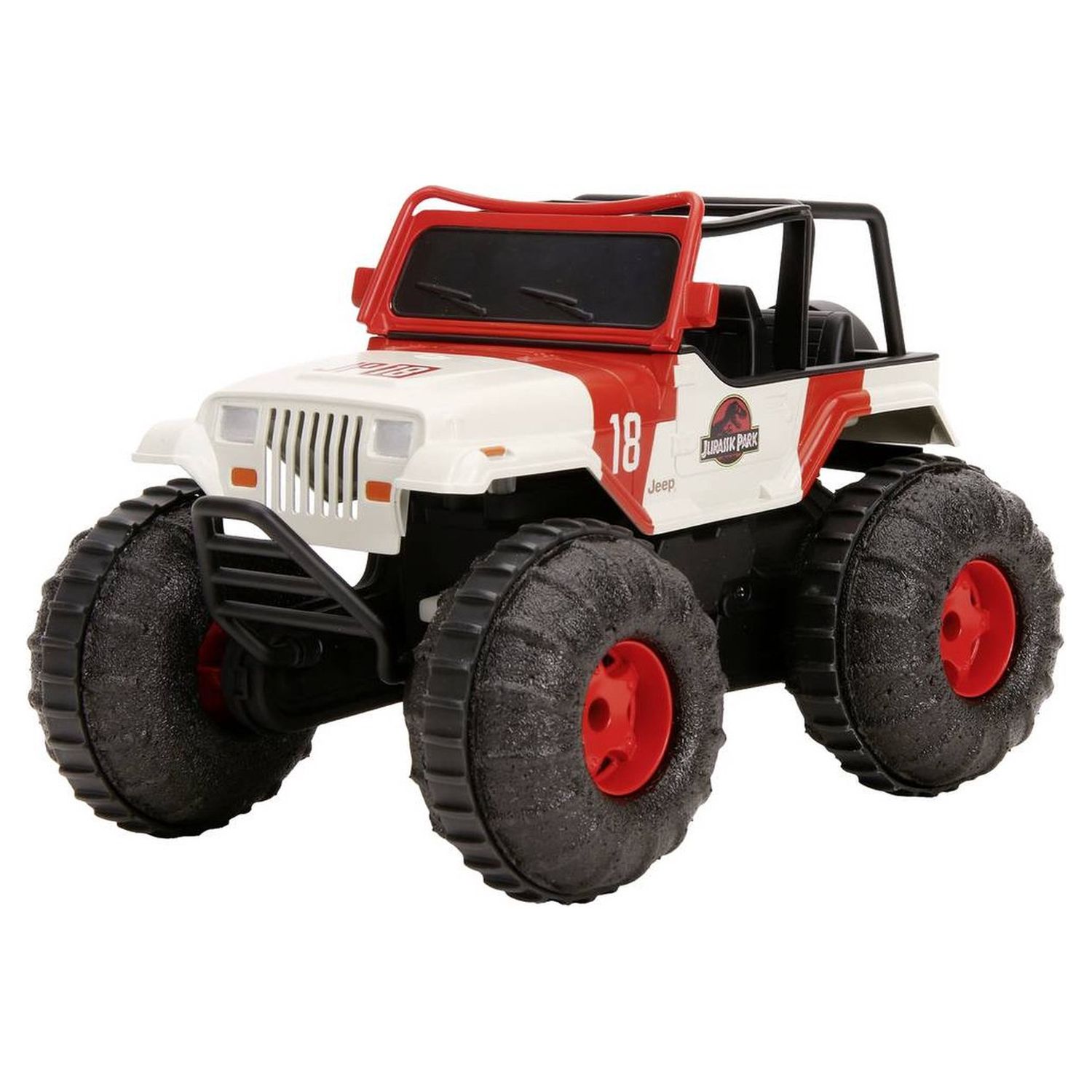 Voir la diapositive 4 : JADA Jeep Wrangler radiocommandé - Jurassic Park
