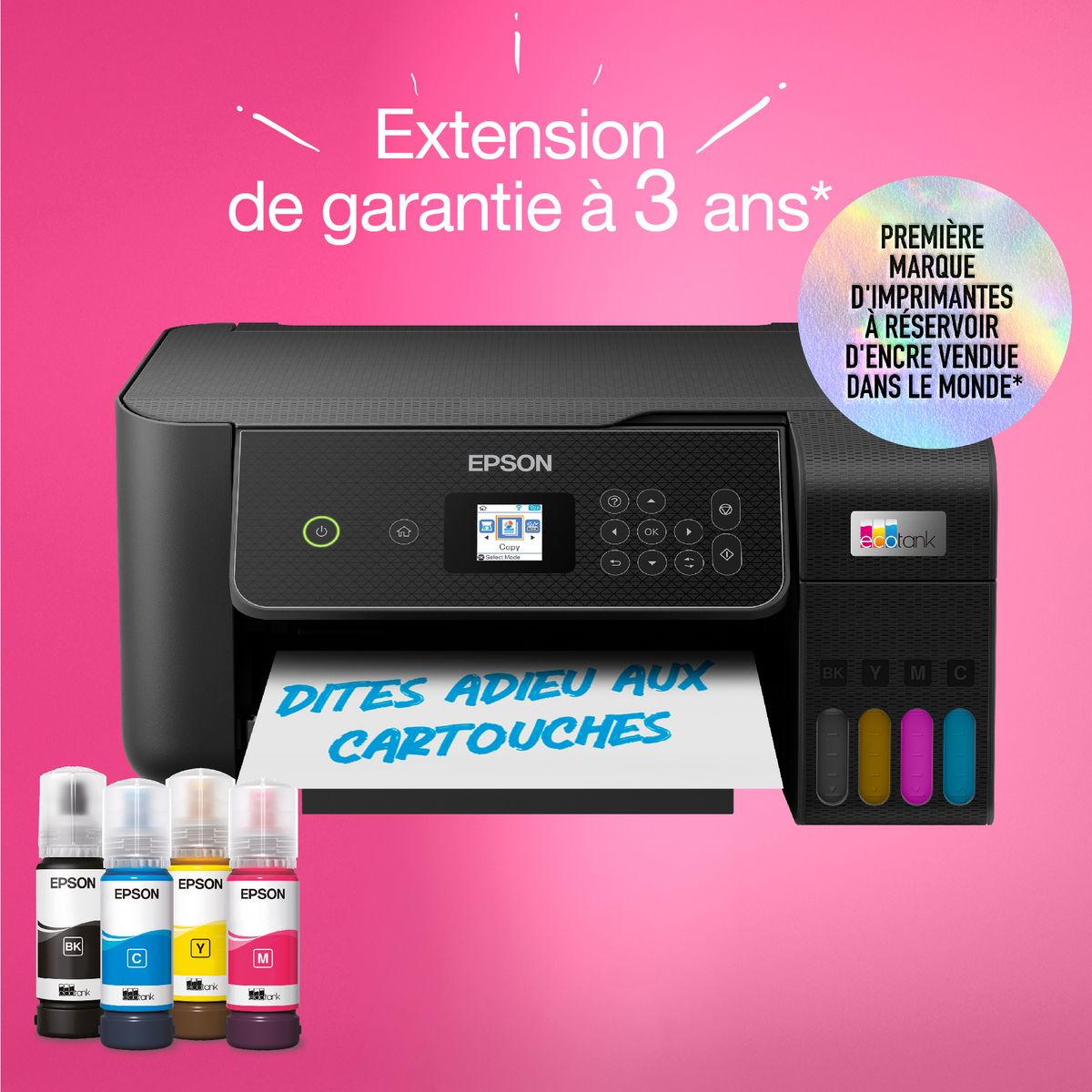 EPSON Imprimante jet d'encre EcoTank ET- 2871