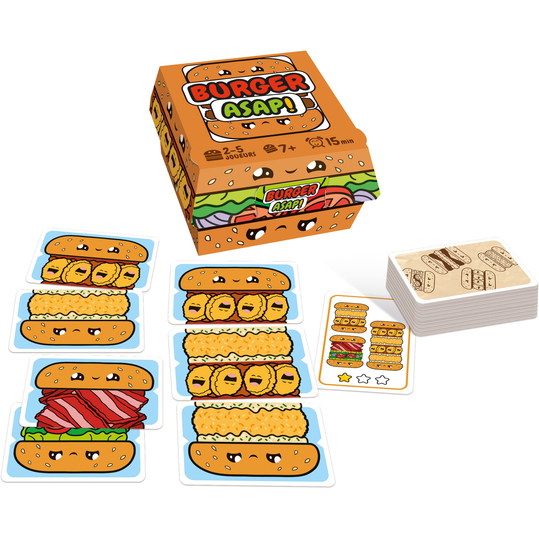 Voir la diapositive 4 : ASMODEE Jeu Burger ASAP