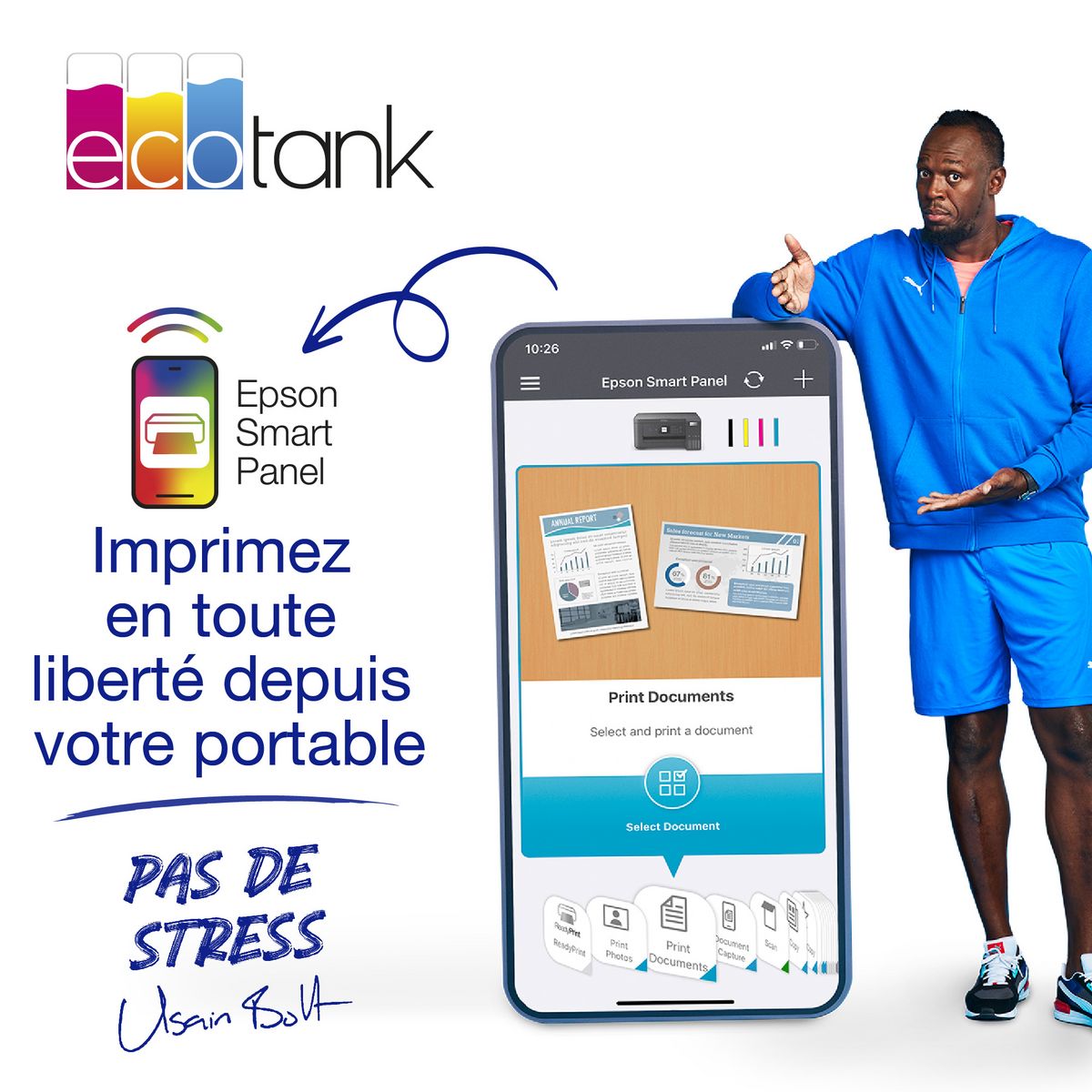 EPSON Imprimante jet d'encre EcoTank ET- 2861