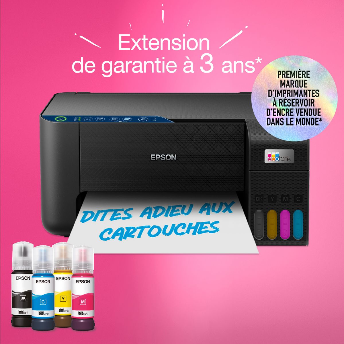 EPSON Imprimante jet d'encre EcoTank ET- 2861