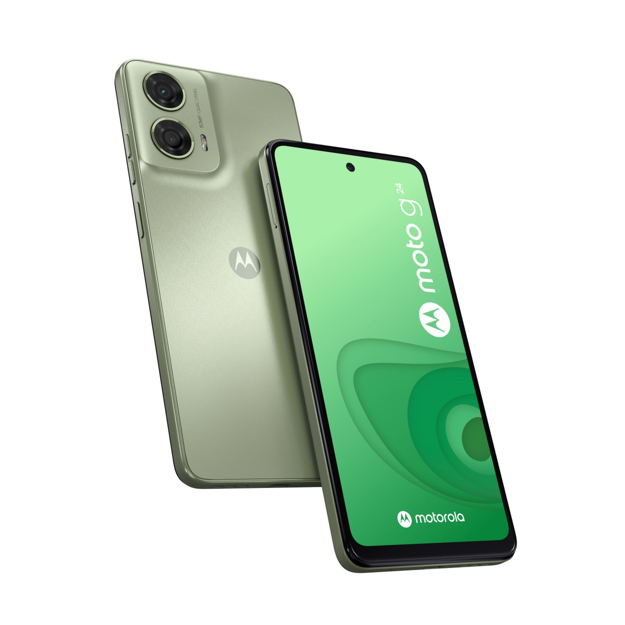 Voir la diapositive 1 : MOTOROLA G24 4 Go - 128Go - Vert