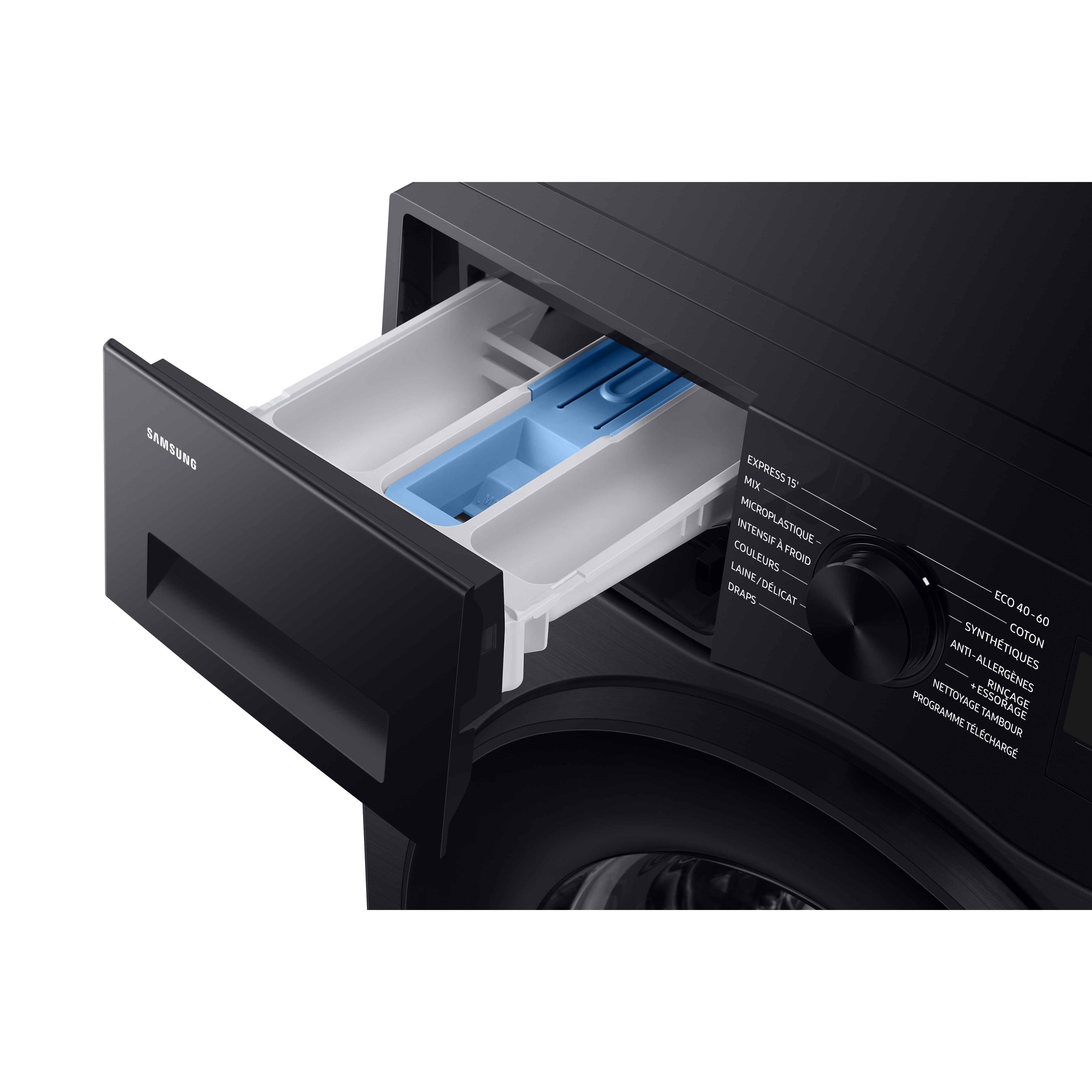 Voir la diapositive 13 : SAMSUNG Lave linge hublot à induction WW80CGC04DAB, 8 kg, 1400 T/min, A