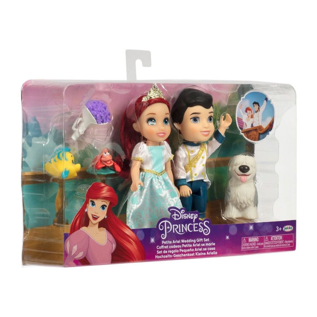 JAKKS Coffret mariage Ariel et Eric - Disney Princesses
