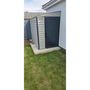 Voir la diapositive 3 : DURAMAX Abri de jardin adossable PVC Gris - 2,94m² - SIDEMATE