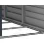 Voir la diapositive 4 : DURAMAX Abri de jardin adossable PVC Gris - 2,94m² - SIDEMATE