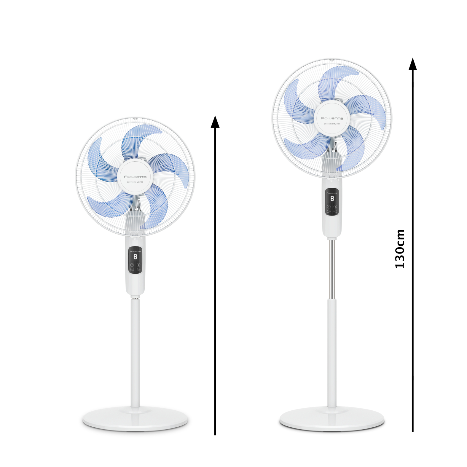 Voir la diapositive 13 : ROWENTA Ventilateur sur pied VU5450F0 - Blanc