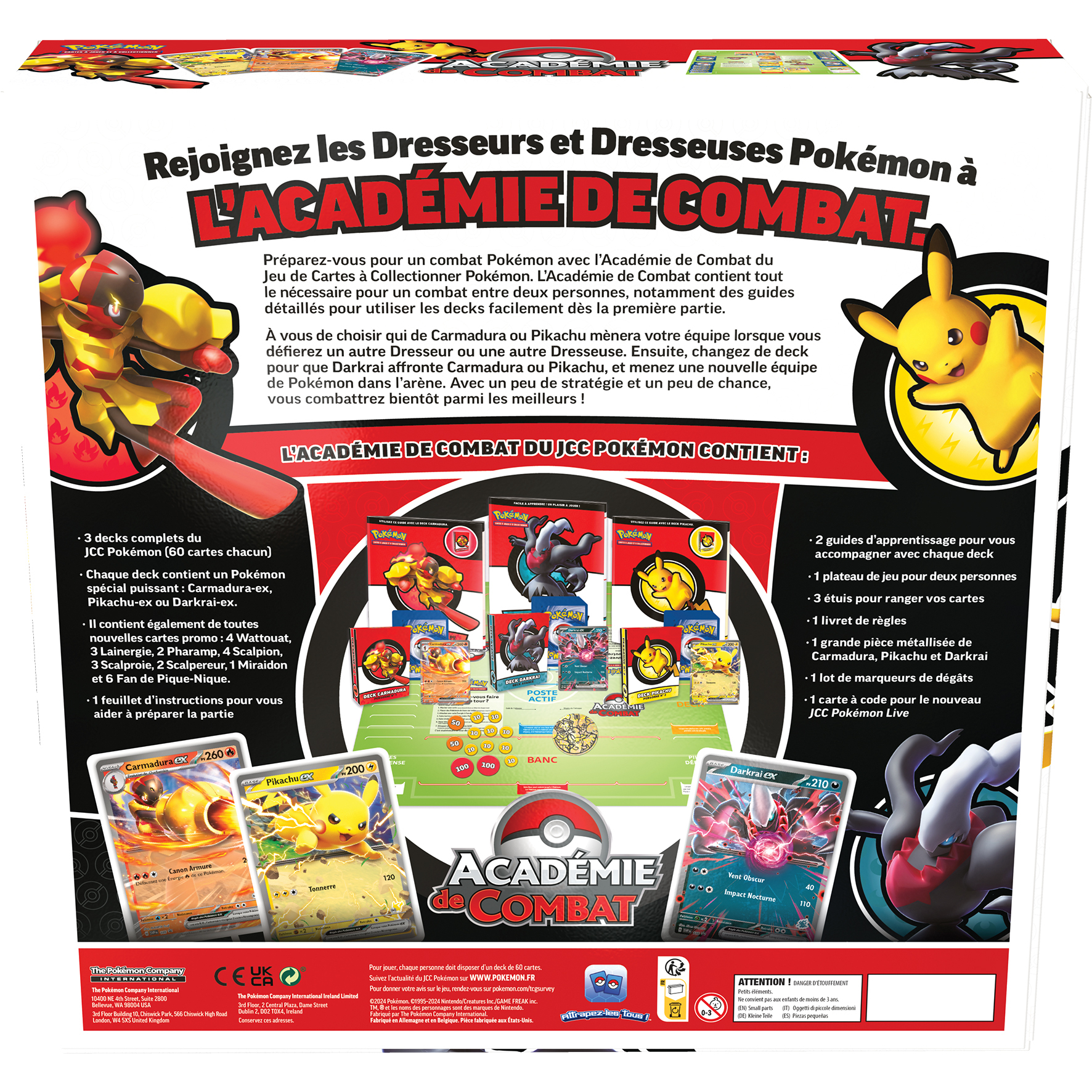 Voir la diapositive 2 : POKEMON Jeu Académie de combat Pokémon V3