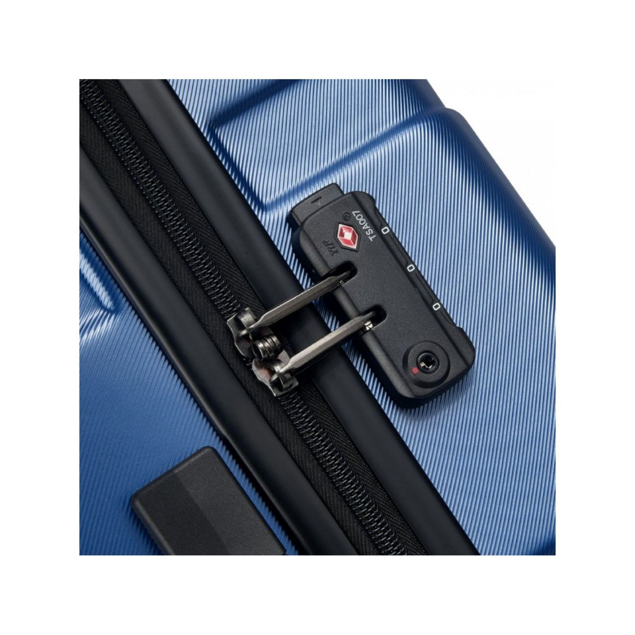 Voir la diapositive 4 : DELSEY Grande Valise à roulettes rigide Bleu ABS 66 x 47 x 27 cm AIRSHIP 2.0