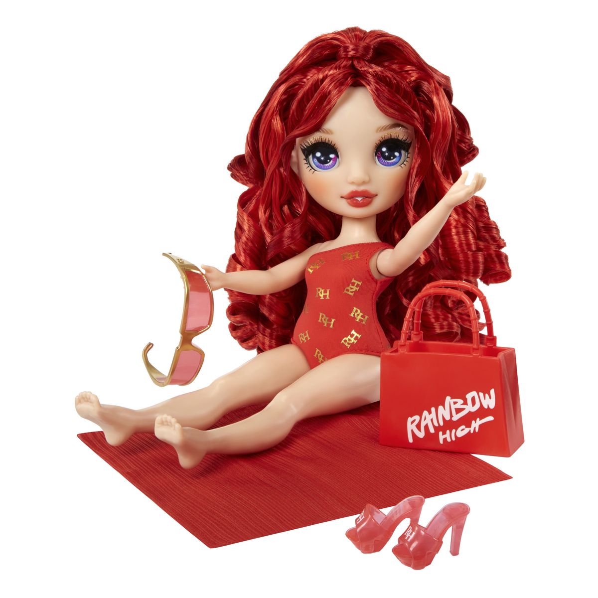 MGA Poupée Rainbow High Swim and Style Ruby Anderson 27 cm