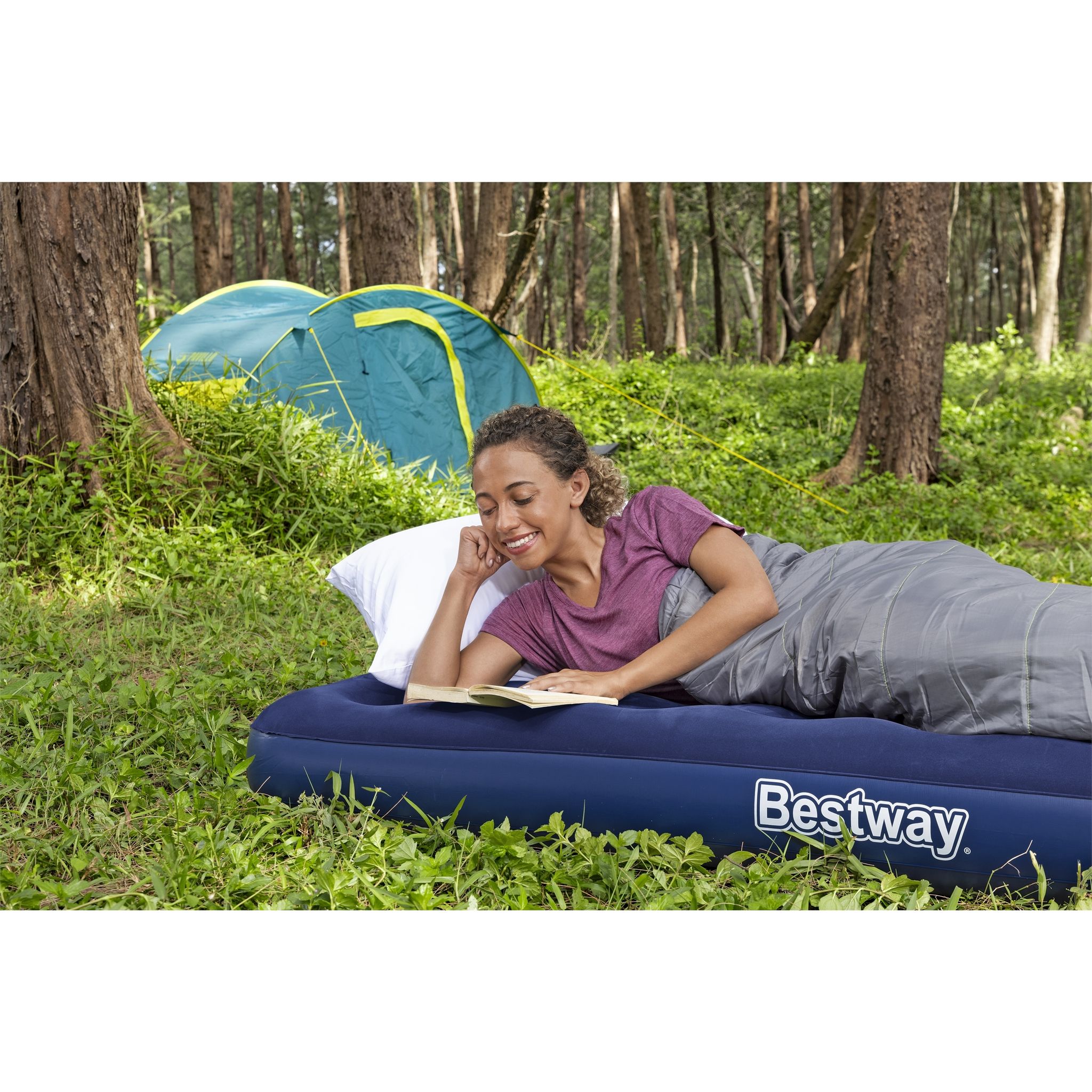 Voir la diapositive 13 : BESTWAY Matelas Gonflable Simple 185 x 76 x 22 cm - Bleu
