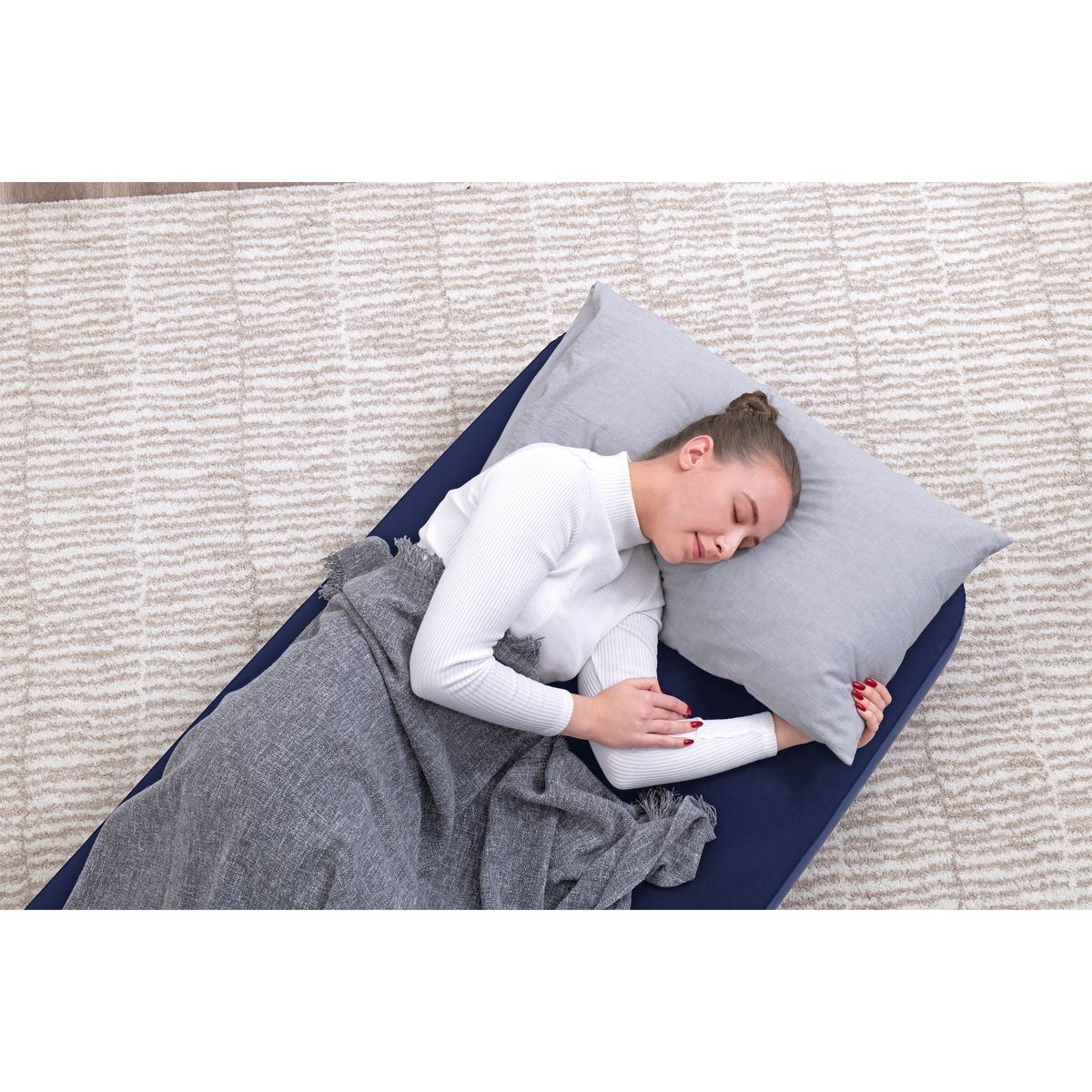 BESTWAY Matelas Gonflable Simple 185 x 76 x 22 cm - Bleu