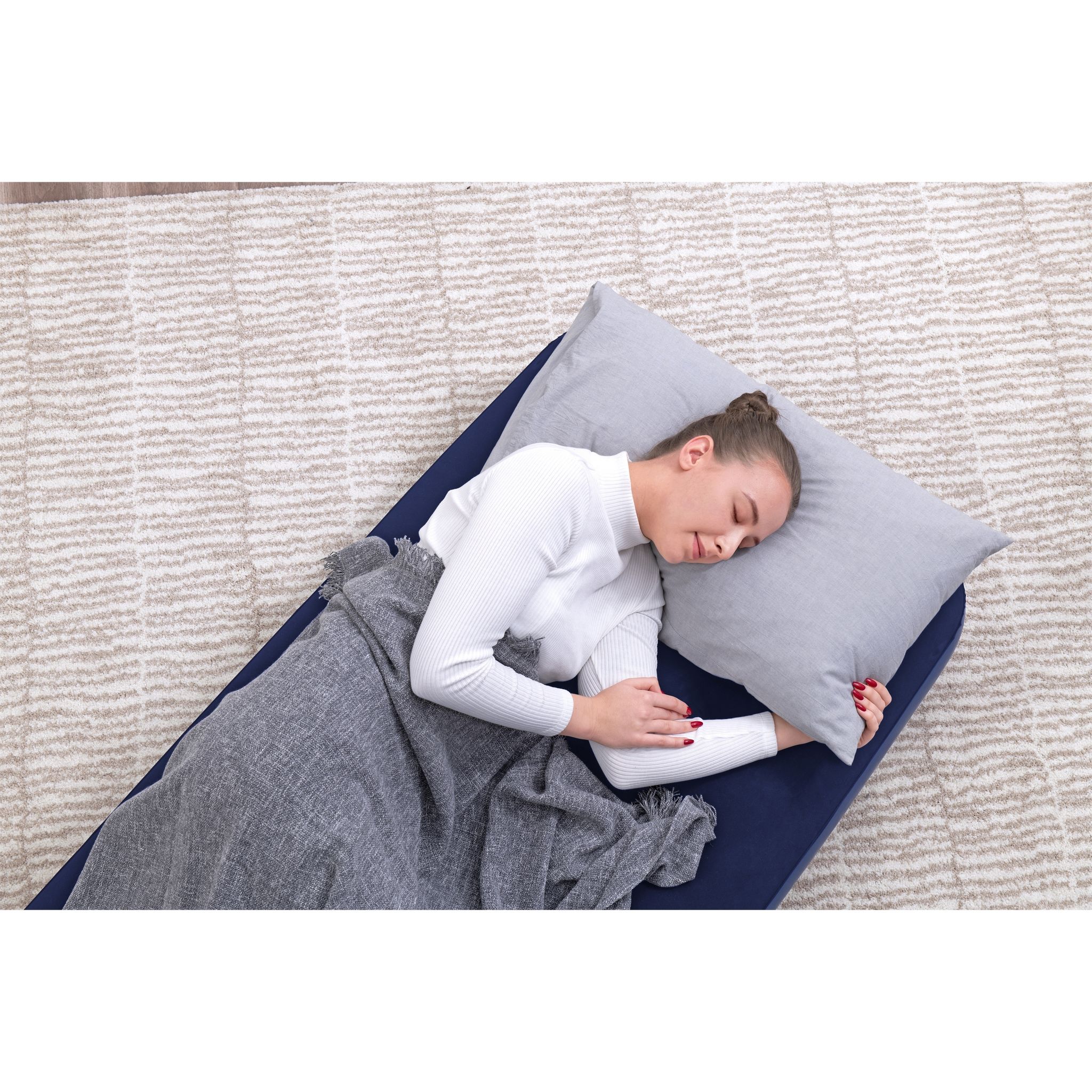 Voir la diapositive 9 : BESTWAY Matelas Gonflable Simple 185 x 76 x 22 cm - Bleu