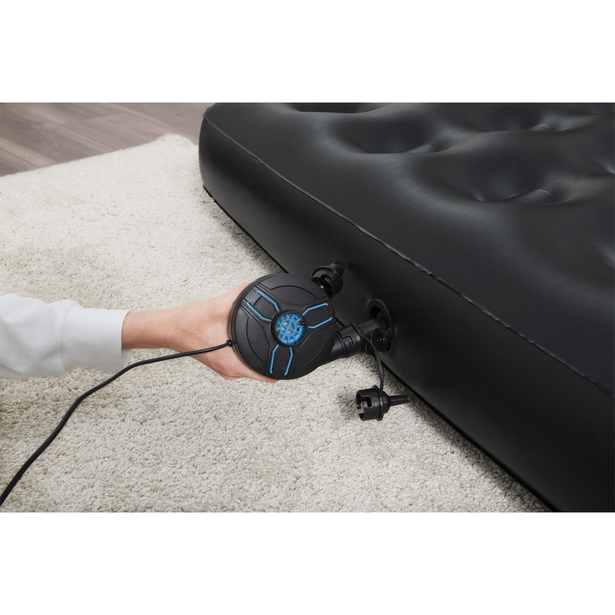Voir la diapositive 9 : BESTWAY Gonfleur électrique Powertouch, branchement secteur 220-240 V