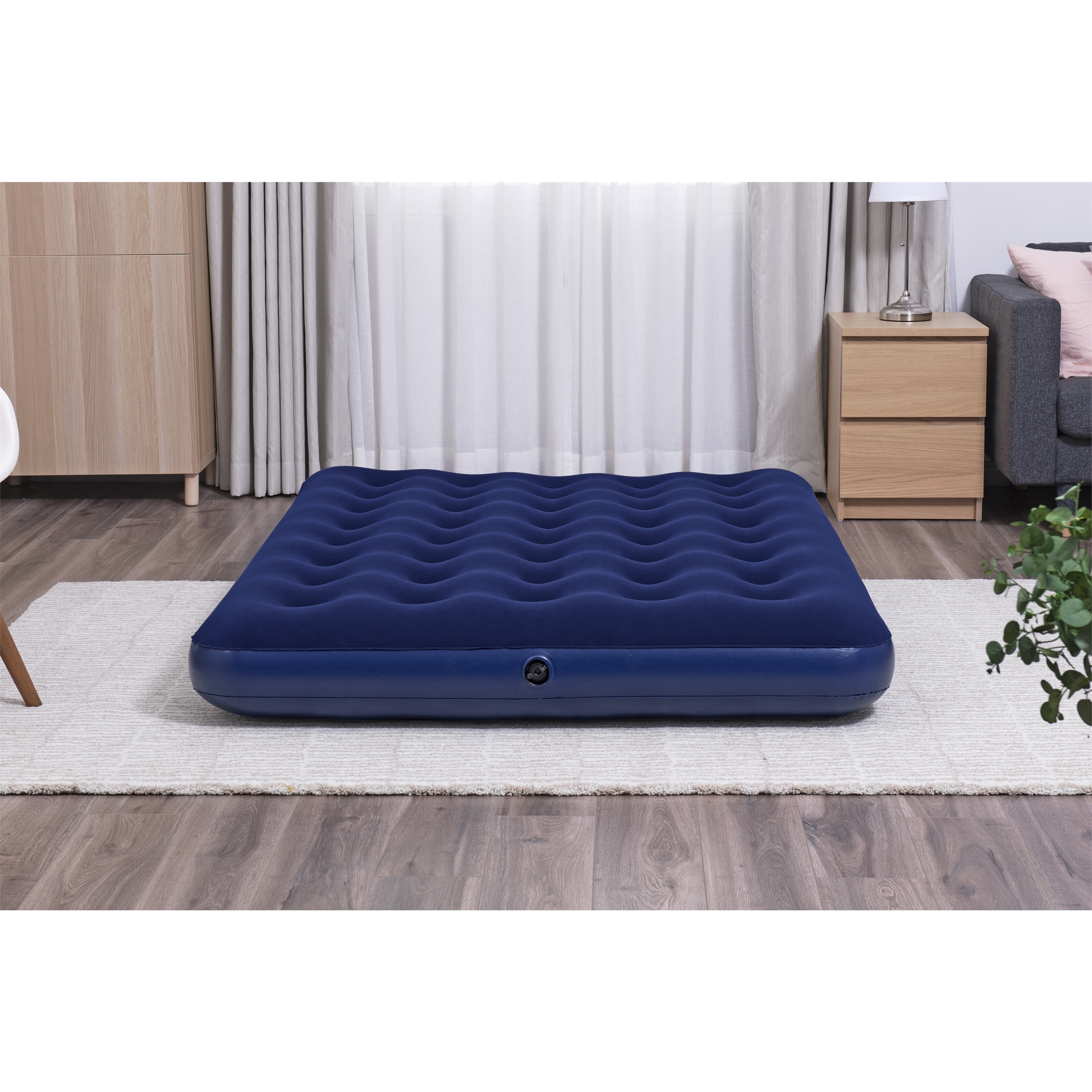 Voir la diapositive 6 : BESTWAY Matelas gonflable double 191 x 137 x 22 cm - Bleu