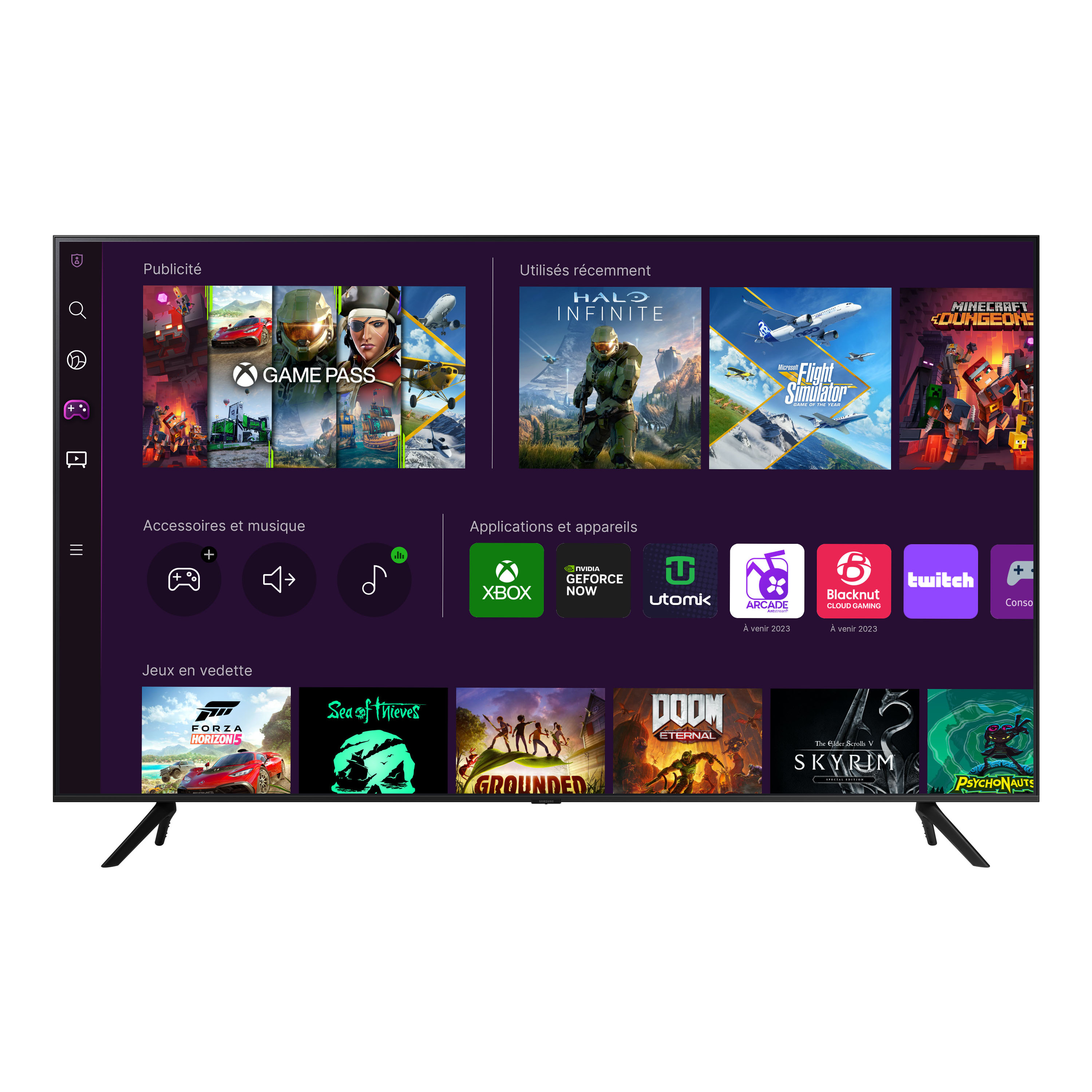 Voir la diapositive 4 : SAMSUNG TU65CU7025 2024 TV LED Crystal UHD 4K  163 cm Smart TV