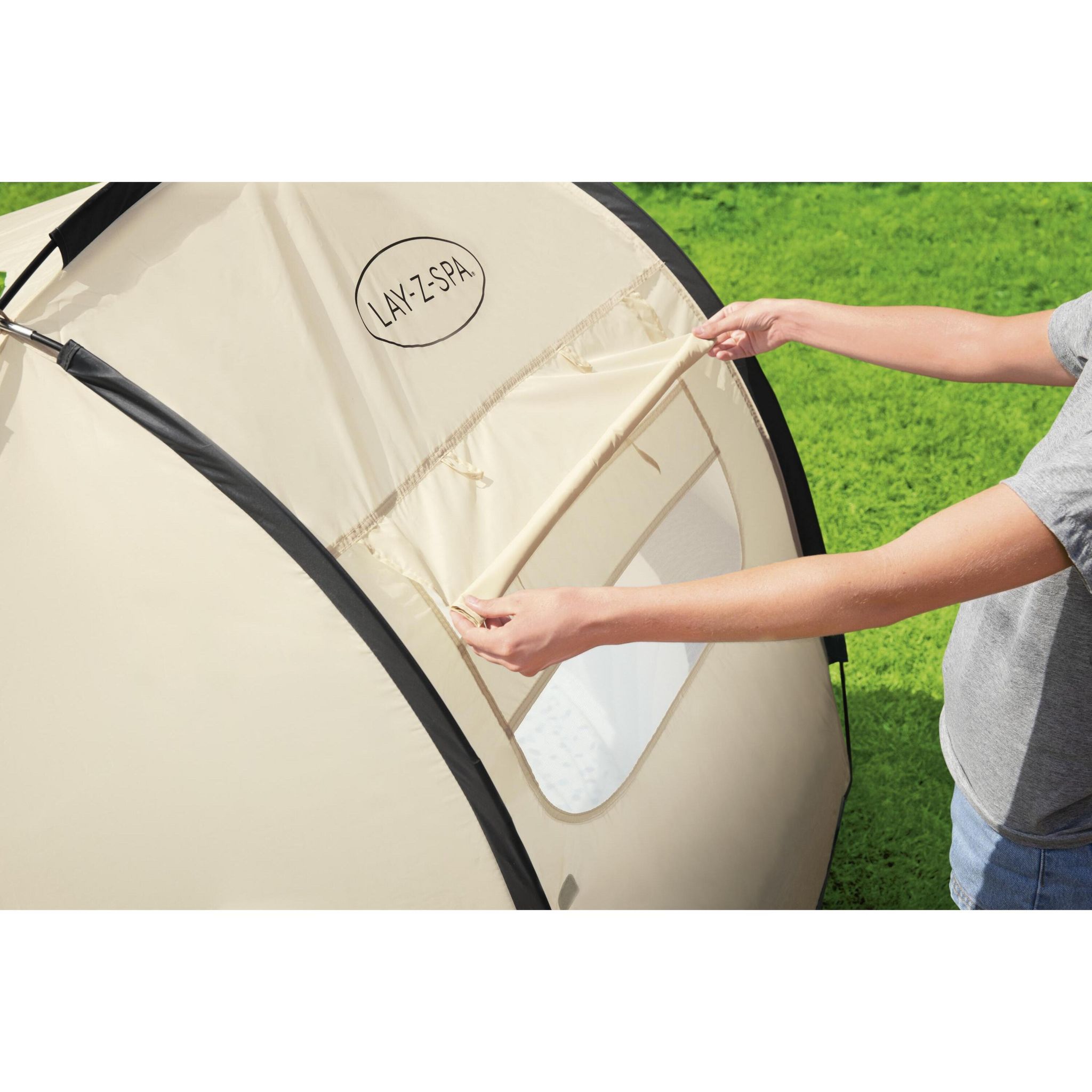 Voir la diapositive 8 : BESTWAY Auvent pour spa gonflable Lay-Z-Spa - Beige