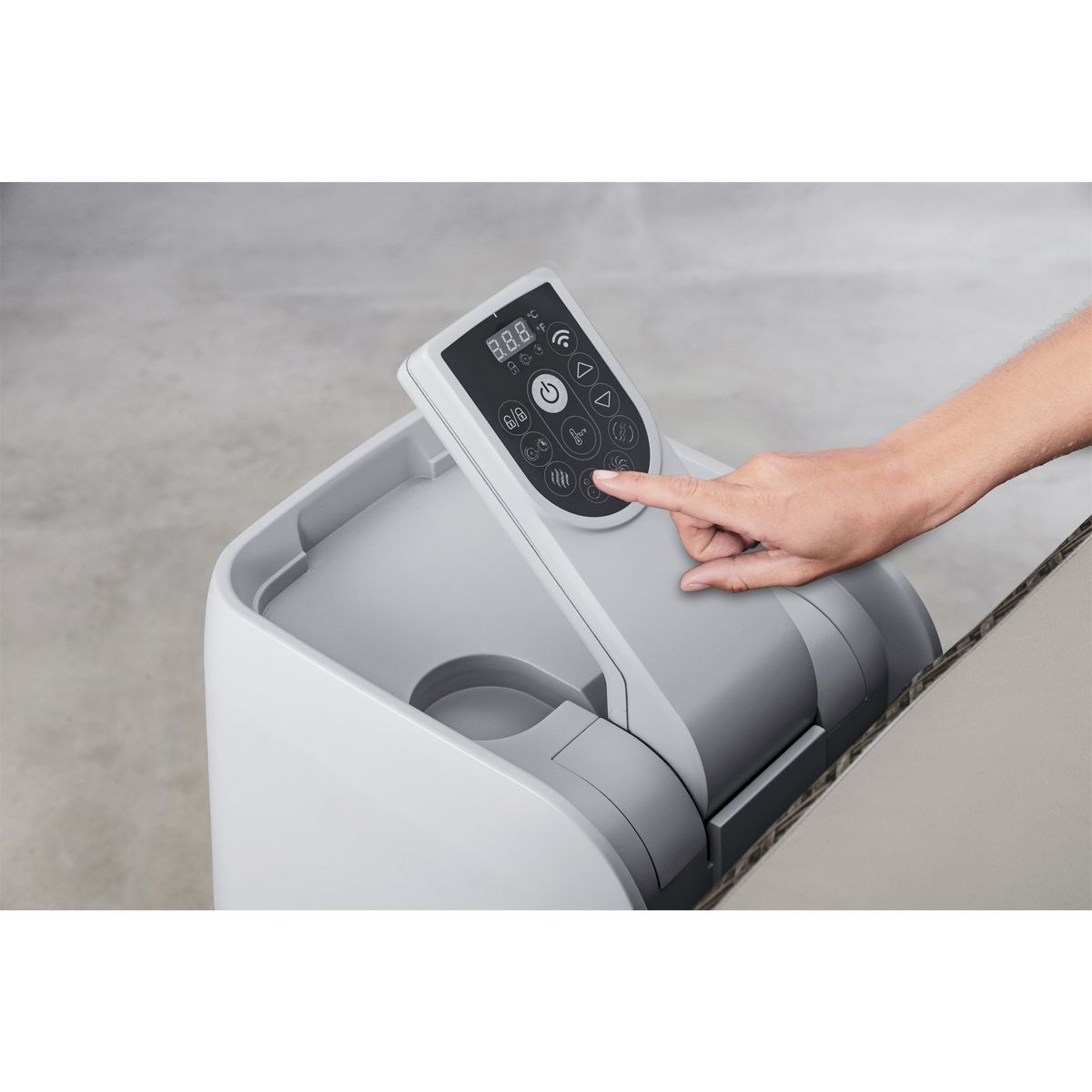 BESTWAY Spa gonflable carré Lay-Z-Spa Cabo Hydrojet™ 4-6 places Wifi - Imprimé osier