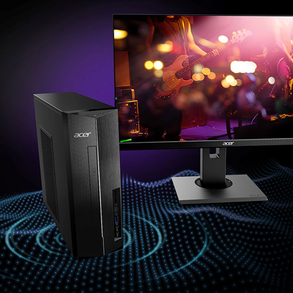 Voir la diapositive 7 : ACER Unité centrale ASPIRE XC 1780 - Noir