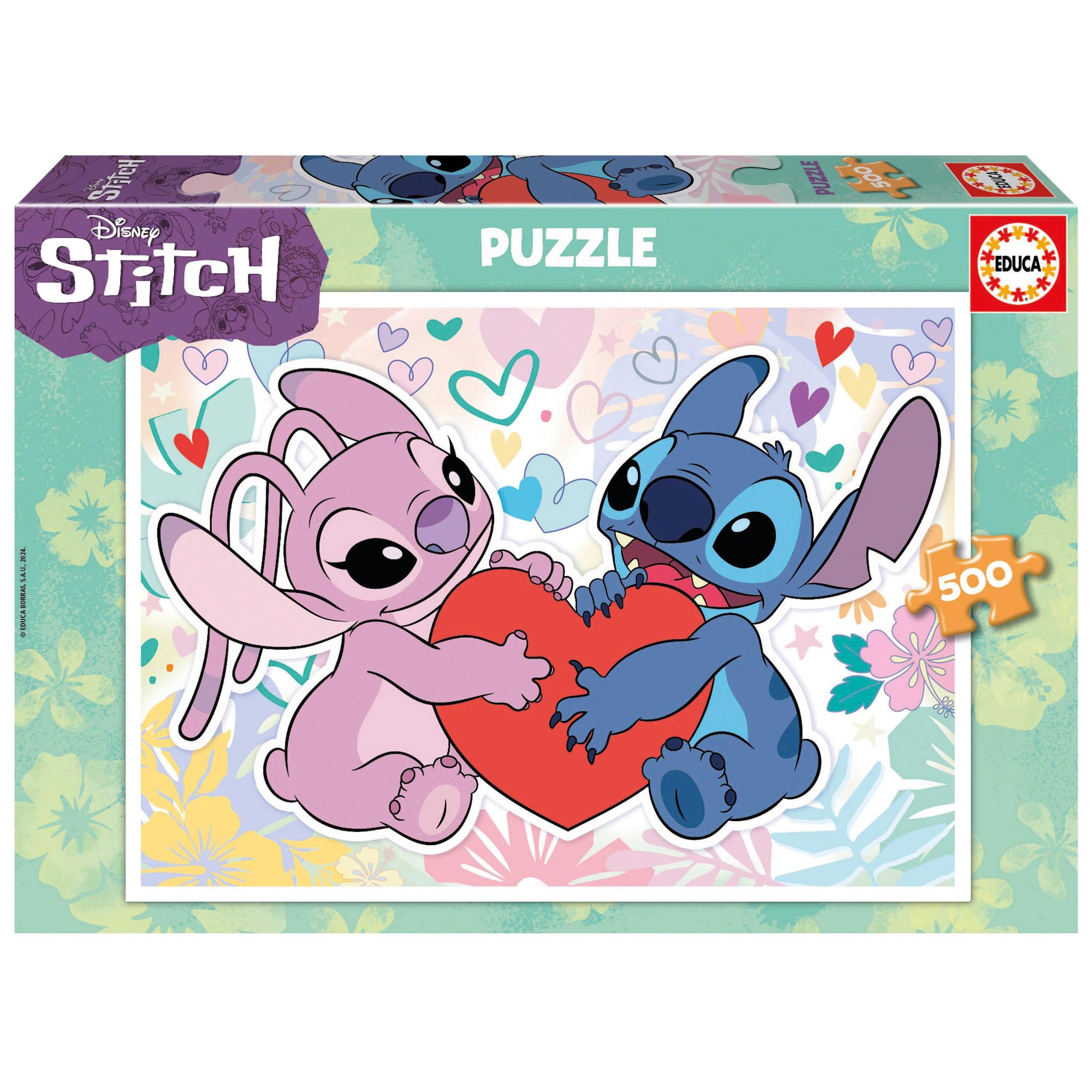 EDUCA Puzzle 500 pièces Disney Stitch