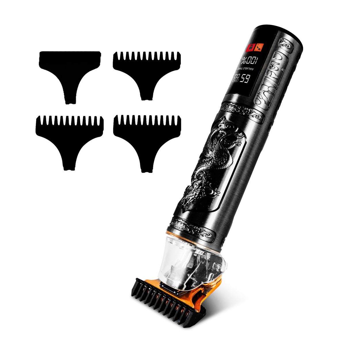 BECKER SHAVES & TRIMS Tondeuse cheveux et barbe sans fil DRAGON - Noir