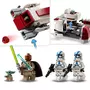 LEGO Star Wars 75378 - The Mandalorian L’évasion en Speeder BARC Set de construction pour enfants - Moto avec side-car à construire, Inclut Kelleran Beq et Grogu,