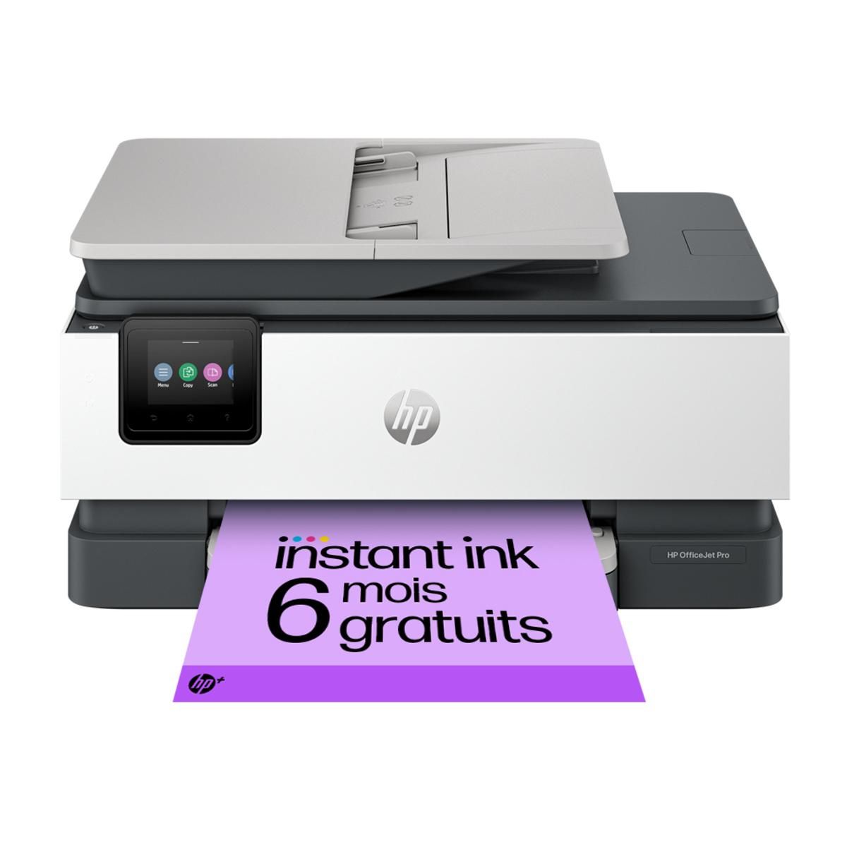 HP Imprimante Tout-en-un Office Jet PRO 8124E - Noir/Blanc