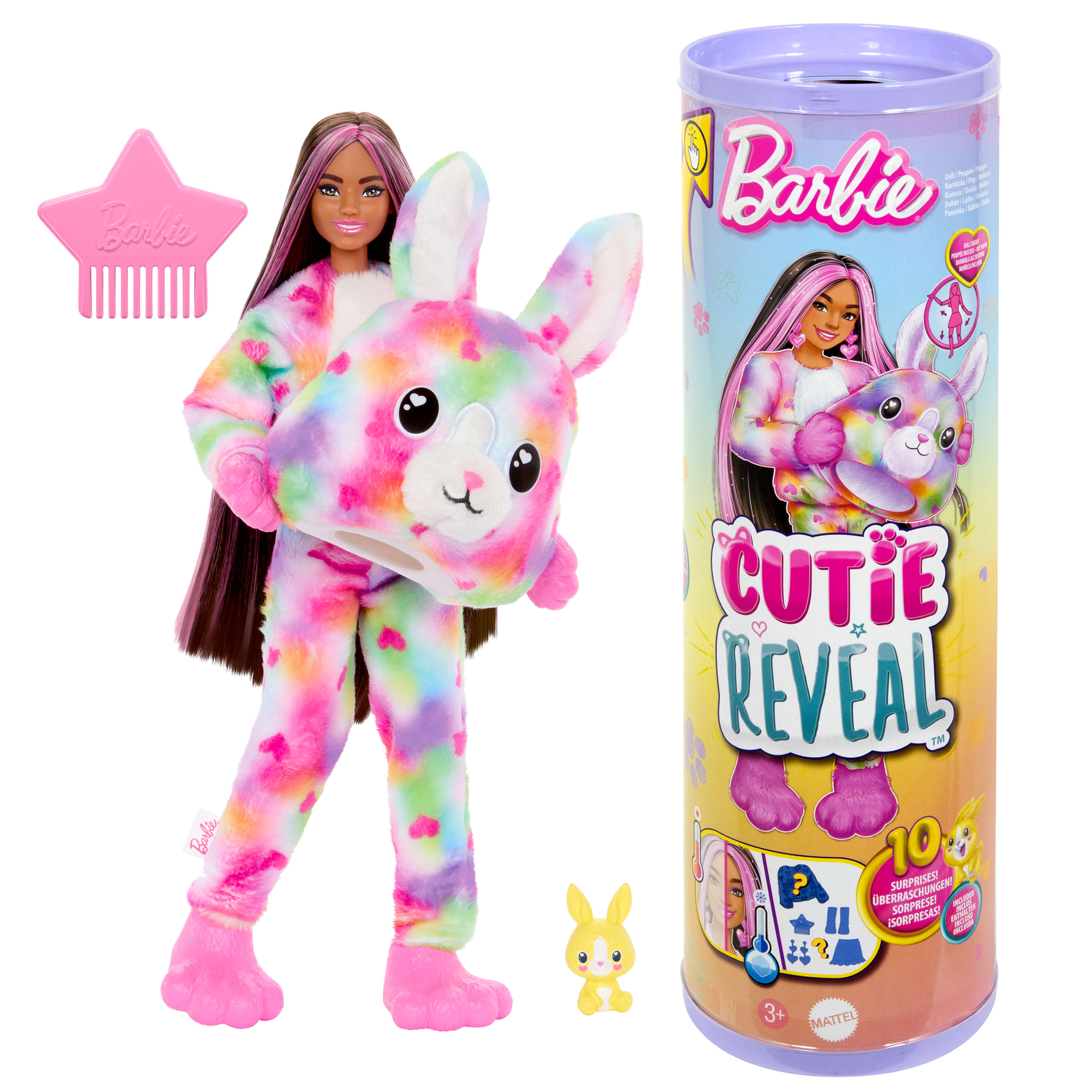 Voir la diapositive 2 : MATTEL Poupée Barbie Cutie Reveal Lapin