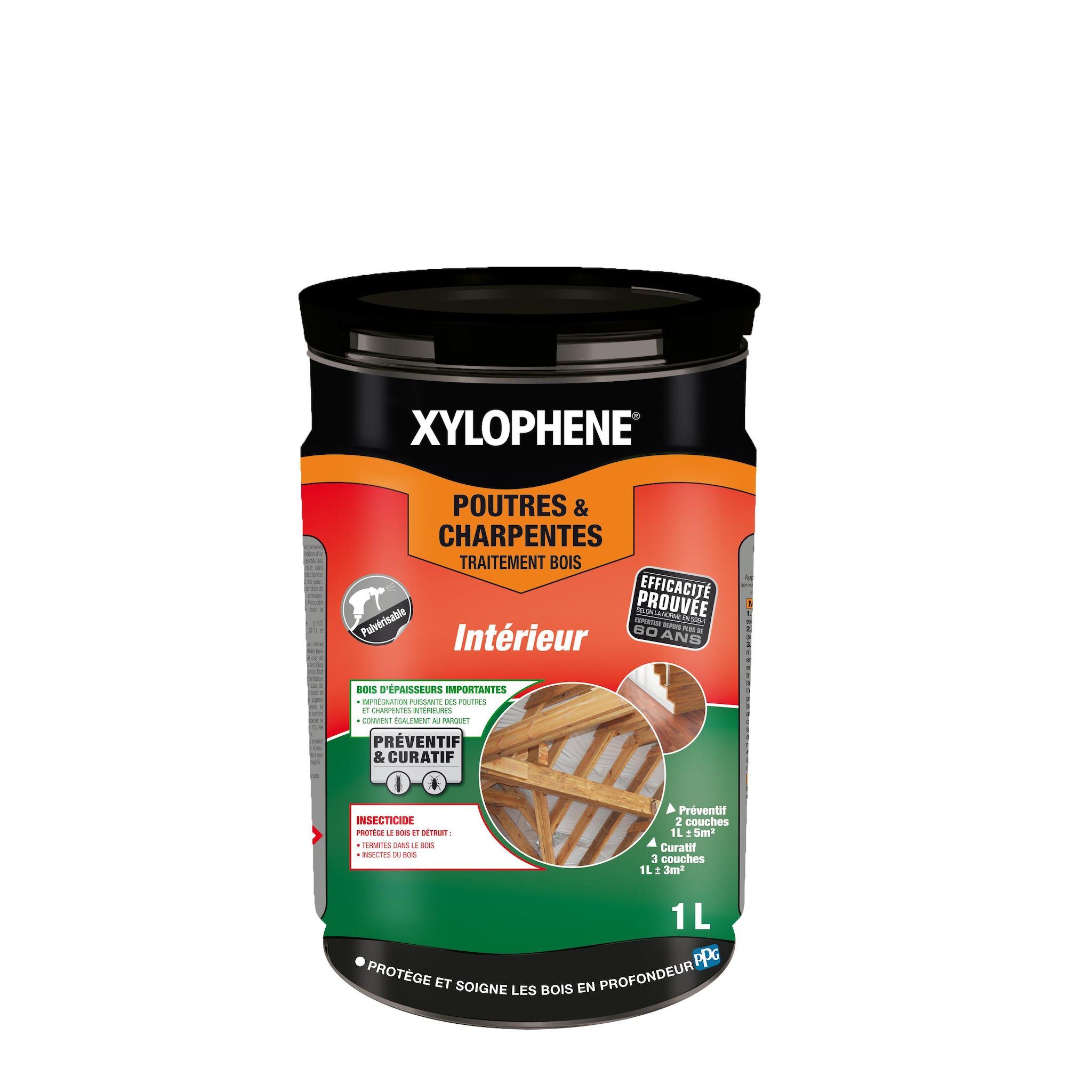 XYLOPHENE Traitement poutres-charpentes1l