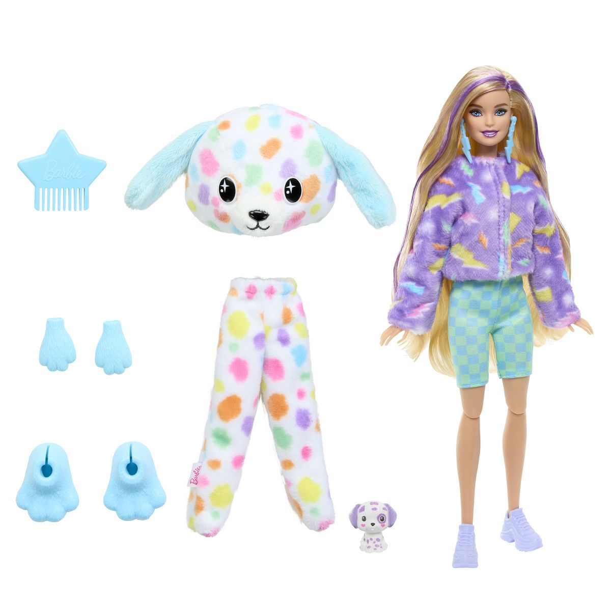 MATTEL Poupée Barbie Cutie Reveal Dalmatien
