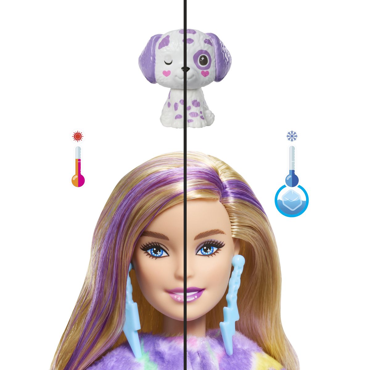 MATTEL Poupée Barbie Cutie Reveal Dalmatien